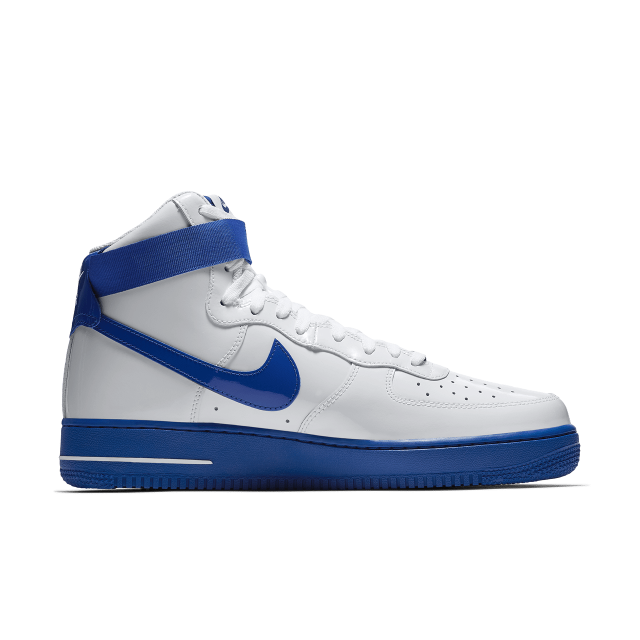 Nike air force 1 high white and blue on sale