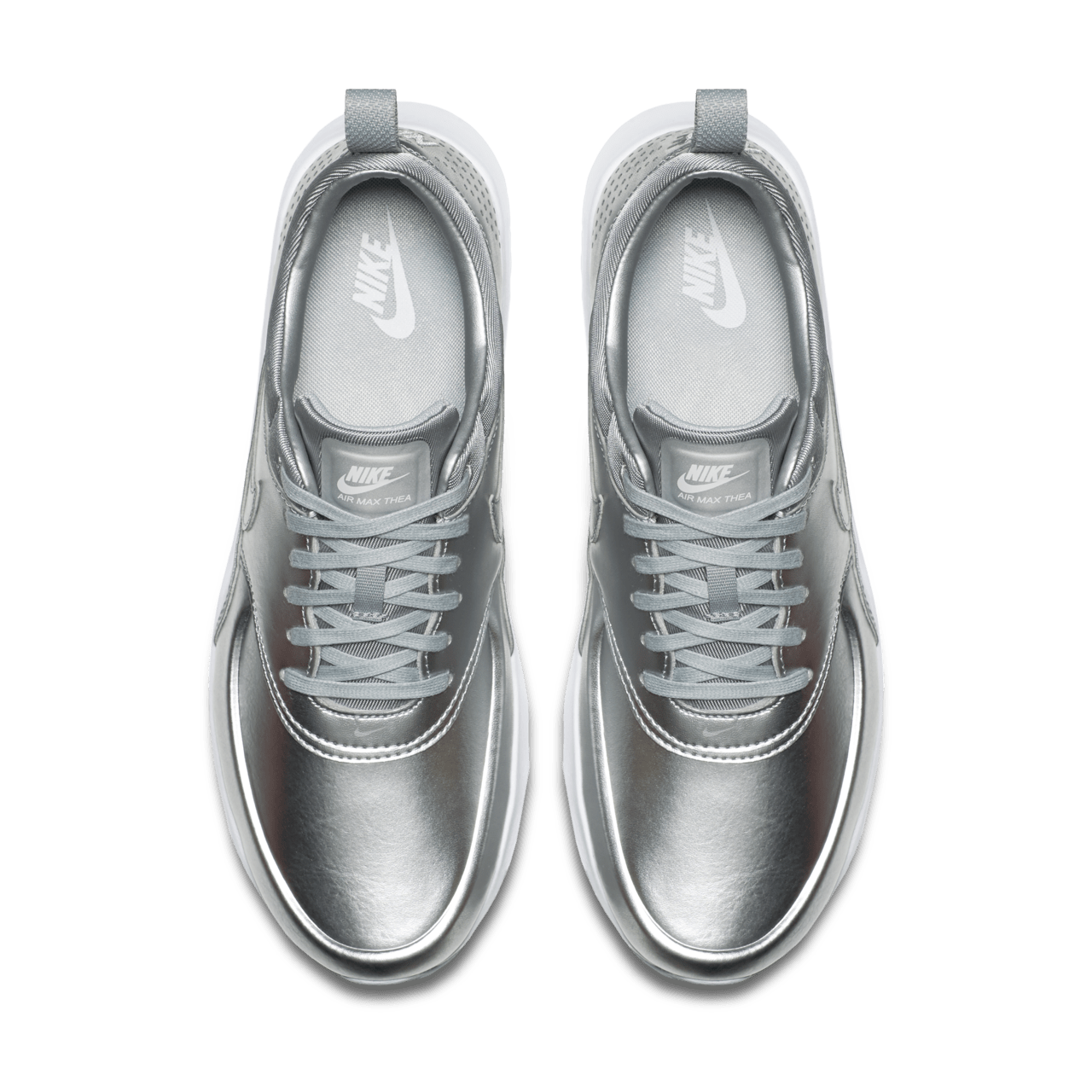 Nike thea metallic silver hotsell