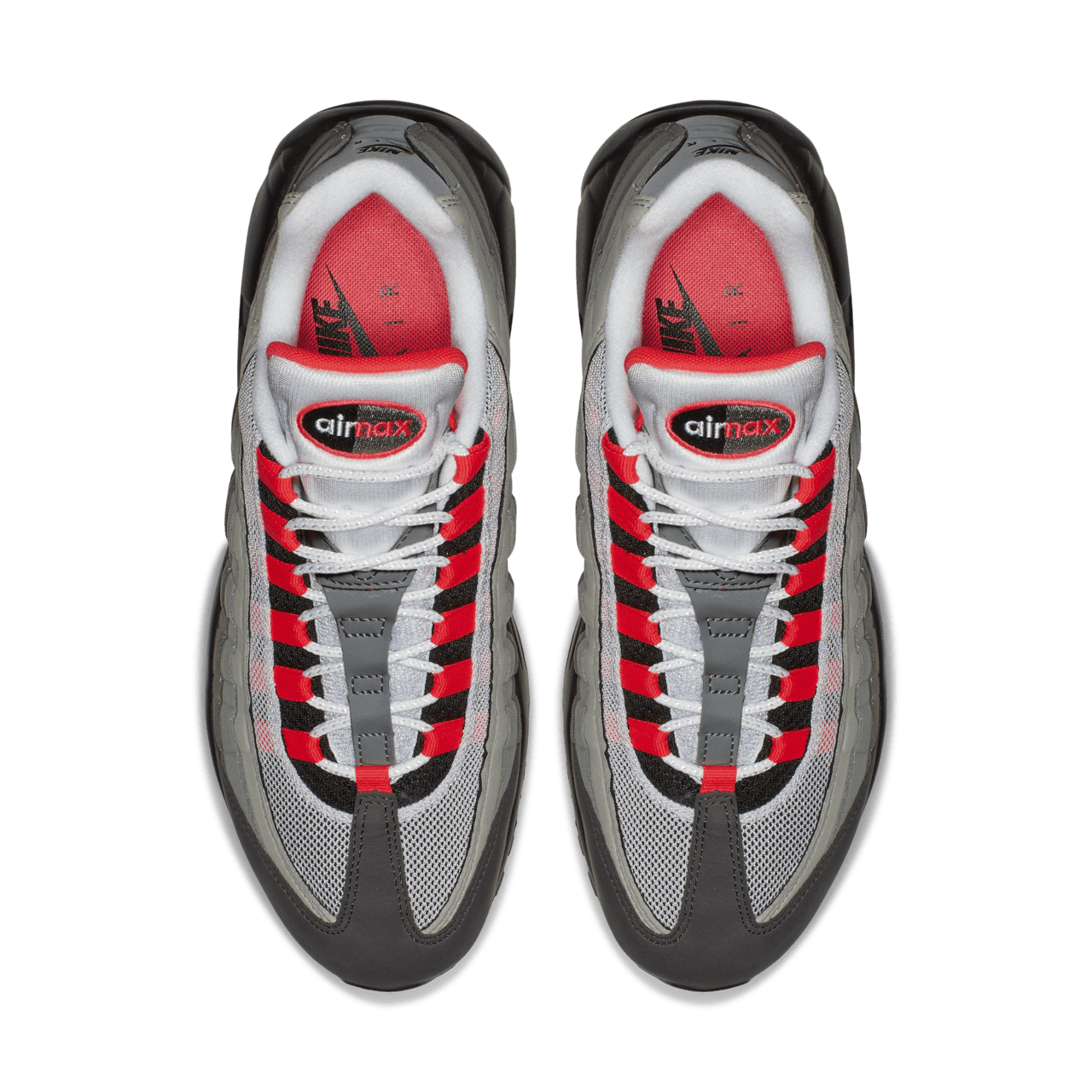 Nike Air Max 95 White and Solar Red and Granite Release Date. Nike SNKRS