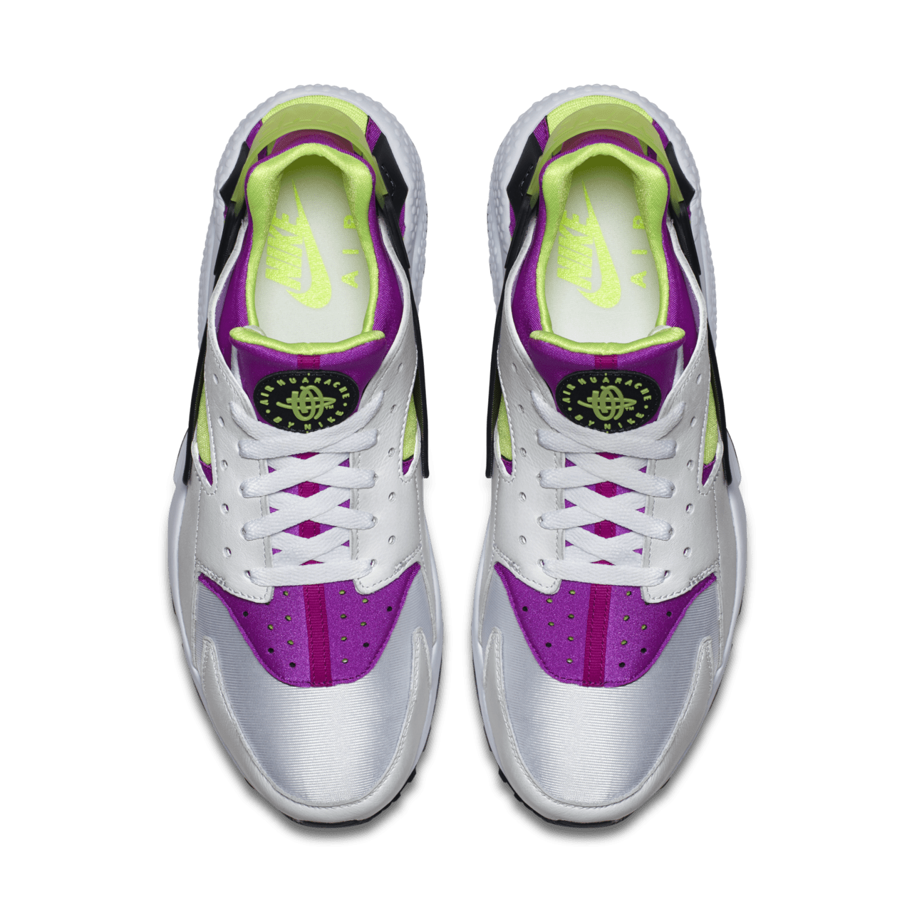 Nike Air Huarache Run White Neon Yellow Magenta Release Date. Nike SNKRS