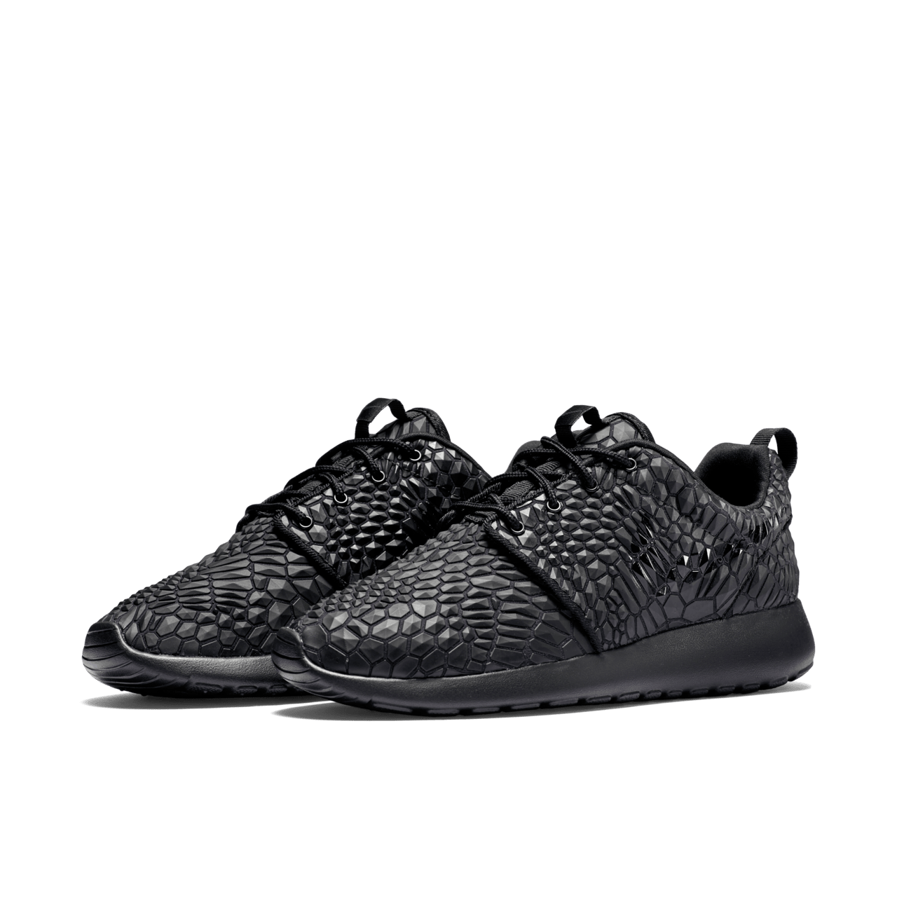 Women s Nike Roshe One Diamondback Triple Black Nike SNKRS