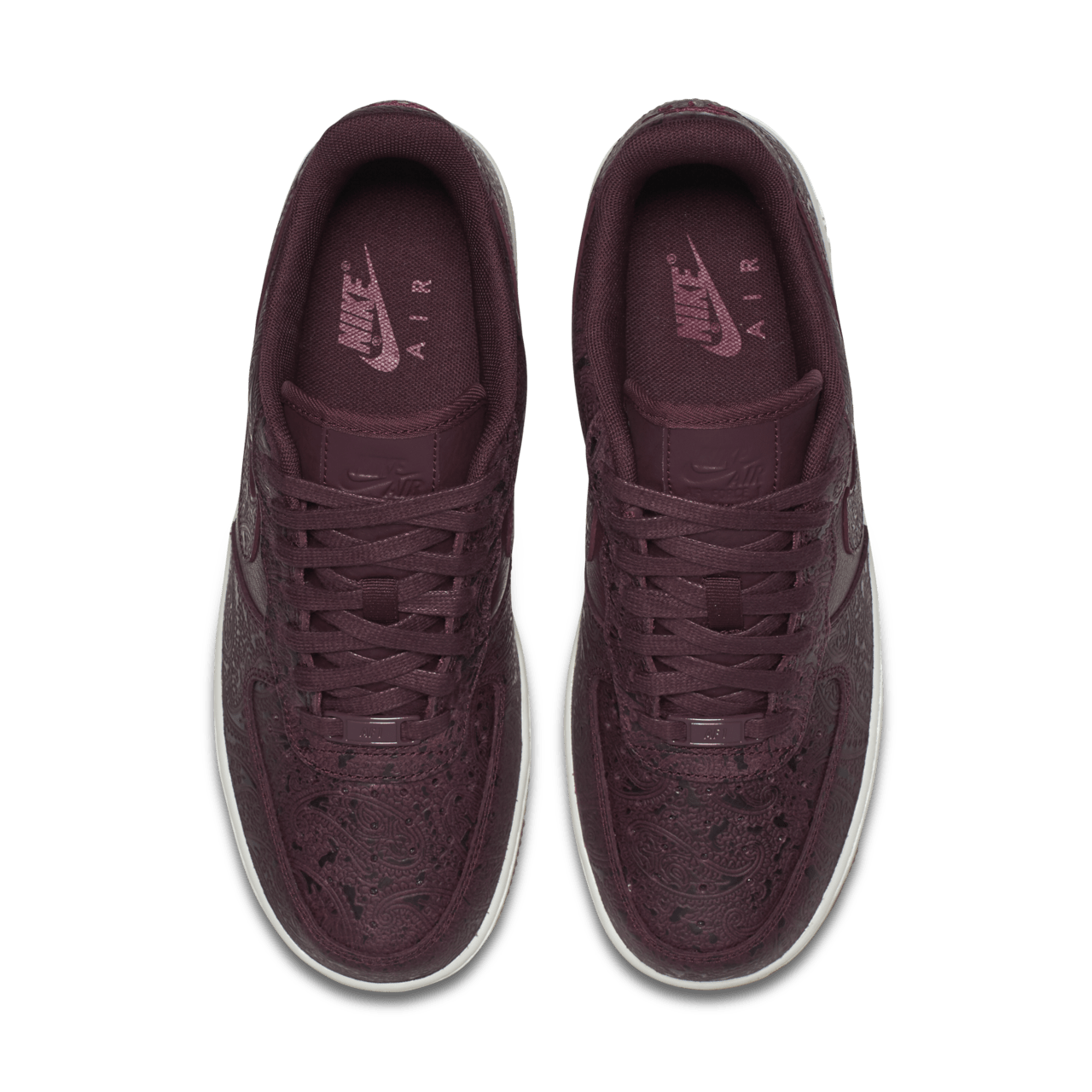 Nike air force 1 womens burgundy on sale