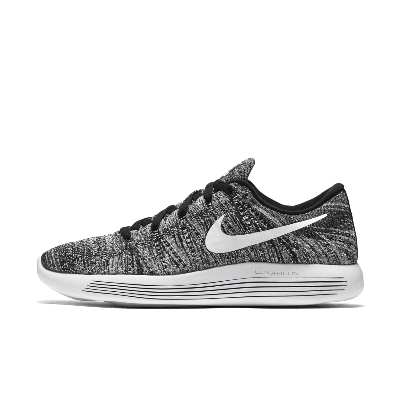 Nike Lunarepic Low Flyknit Black White Nike SNKRS