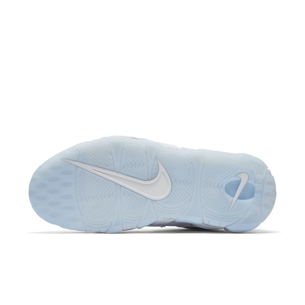 Nike uptempo white and chrome best sale