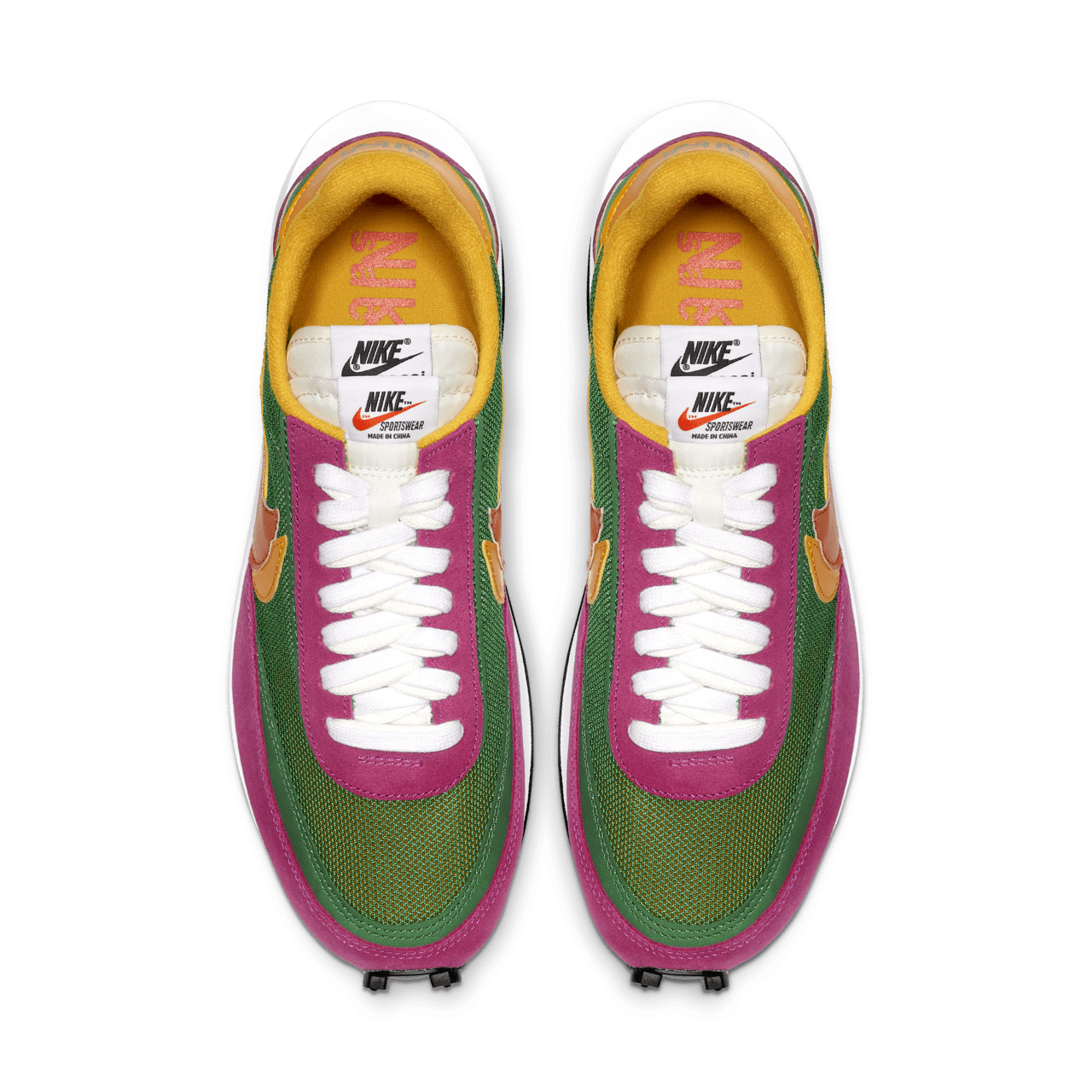 Sacai x nike ldwaffle pine green on sale