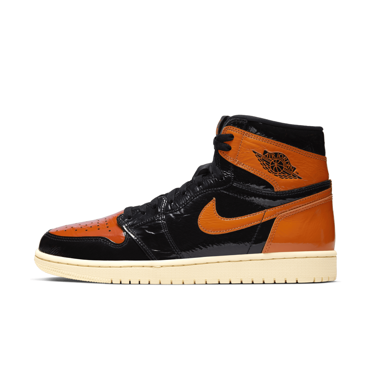 Nike orange jordan 1 on sale