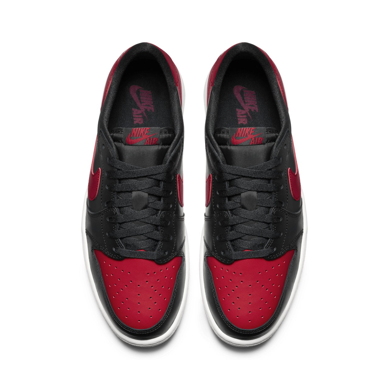 Nike air jordan retro 1 red and black online