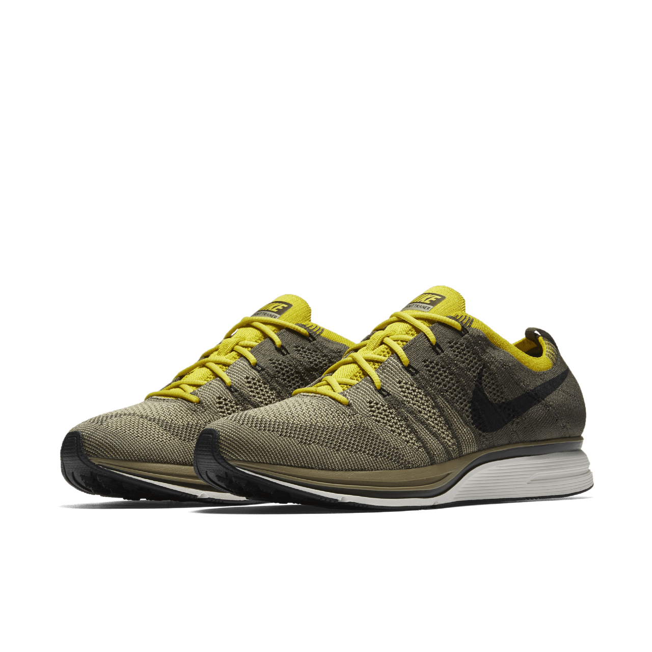 Nike flyknit trainer clearance yellow