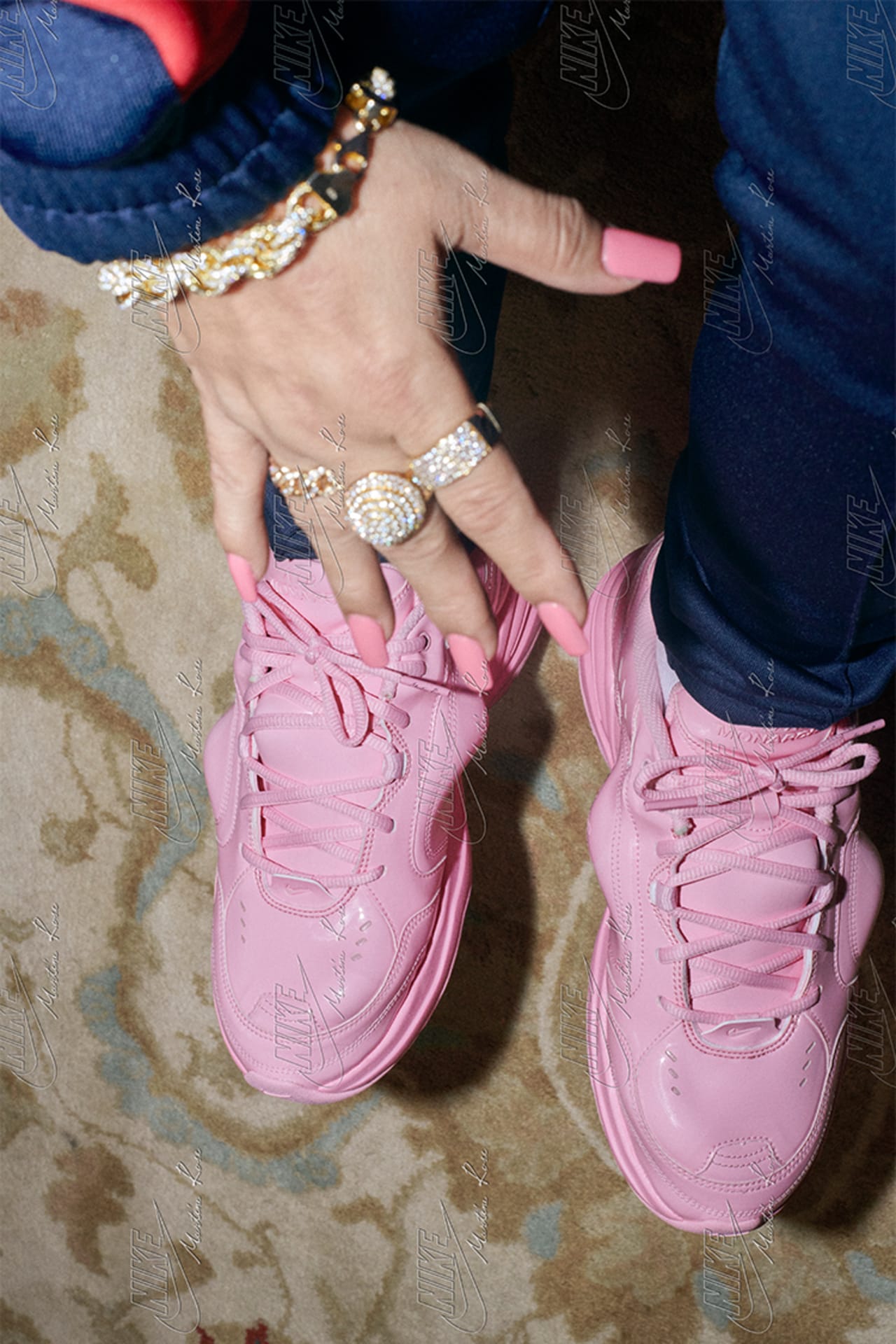 Nike martine rose monarch pink on sale