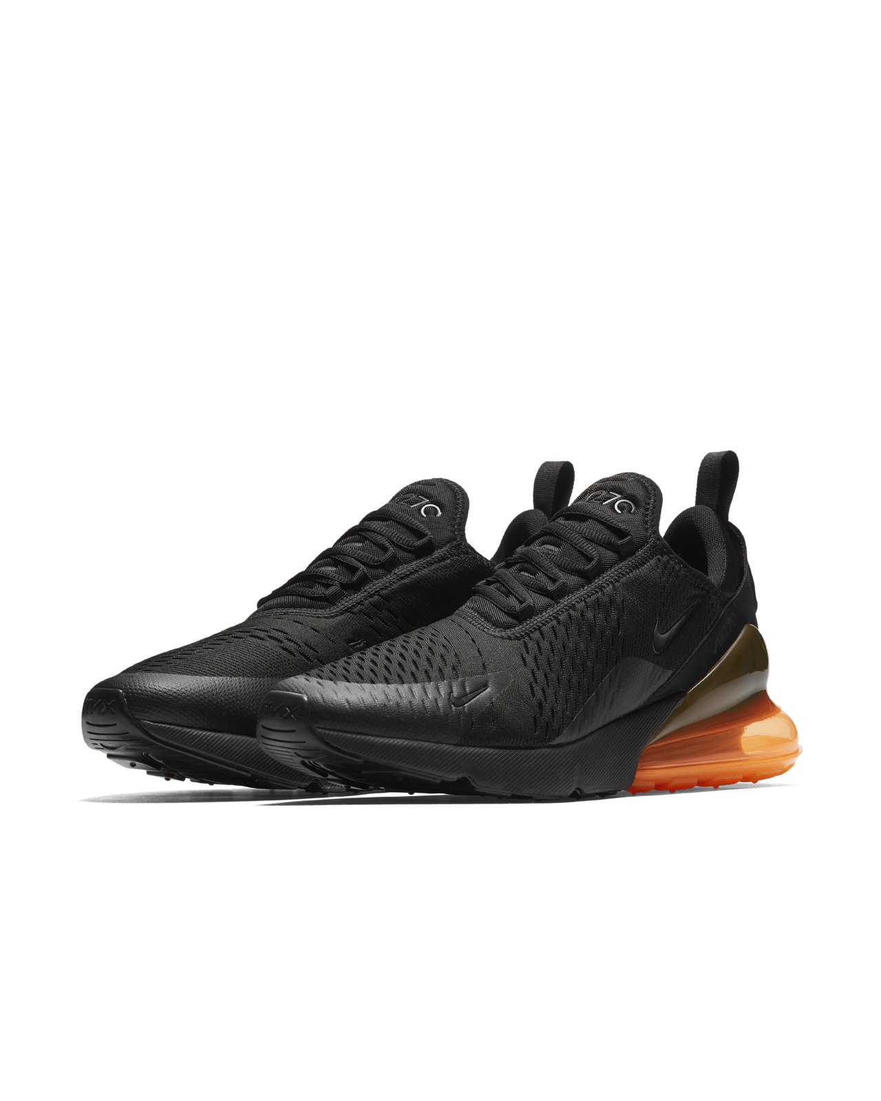 NIKE 270 Black Tonal Orange Air Max 270 AH8050 008 Nike SNKRS