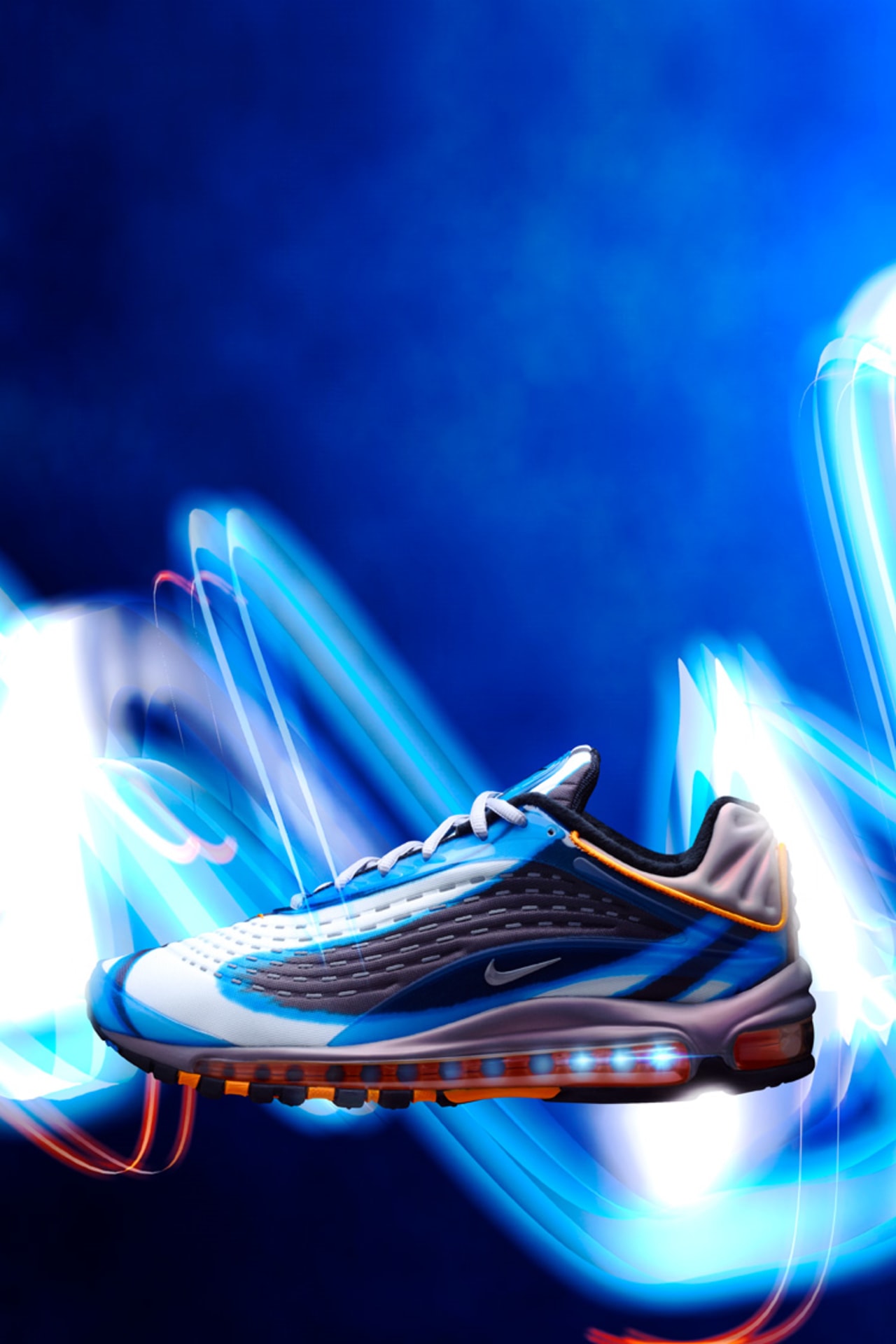 Nike Air Max Deluxe 'Photo Blue & Wolf Grey & Orange Peel' Release Date