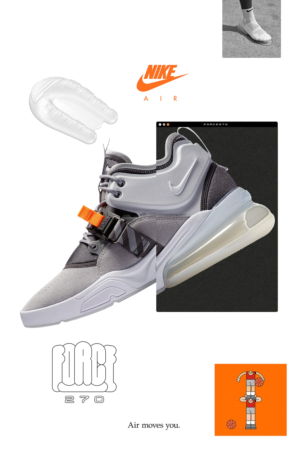 Nike Air Force 270 Wolf Grey Dark Grey Release Date. Nike SNKRS