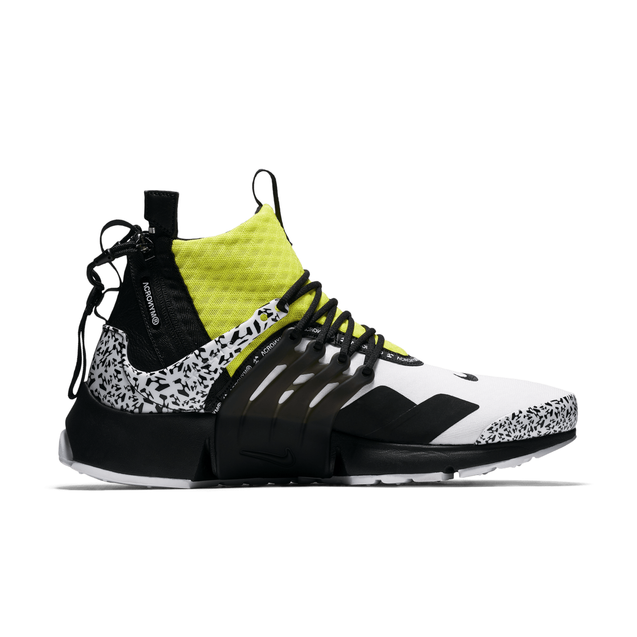 Nike air presto mid acronym dynamic yellow hotsell