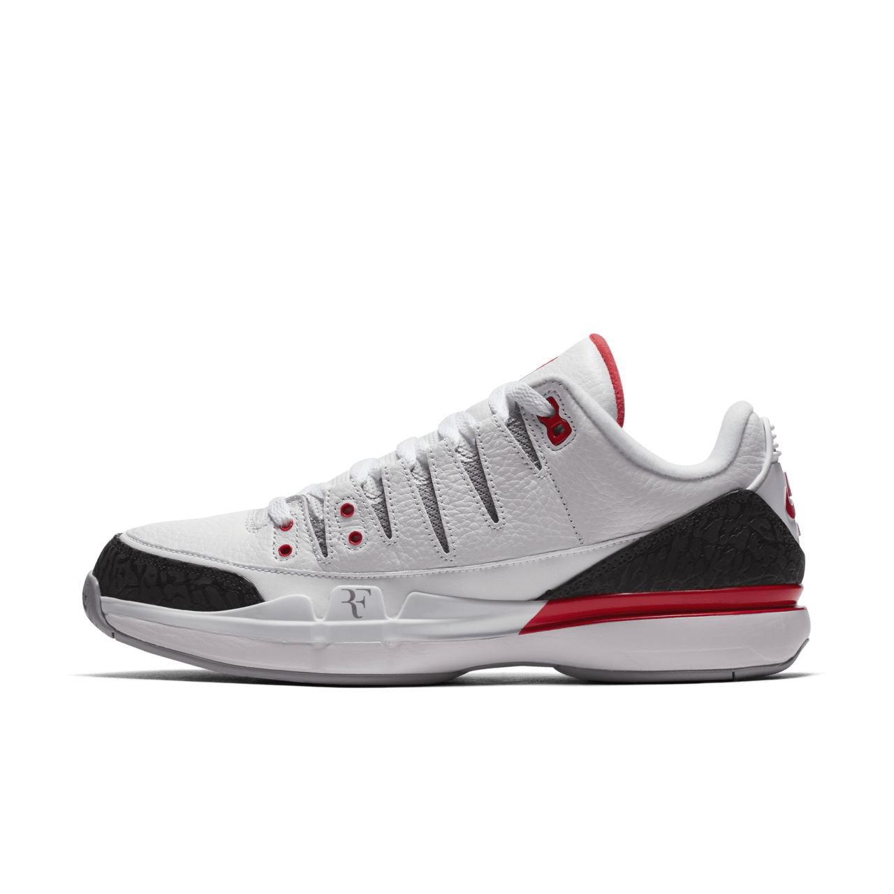 NikeCourt Zoom Vapor RF x AJ3 Fire Red Nike SNKRS