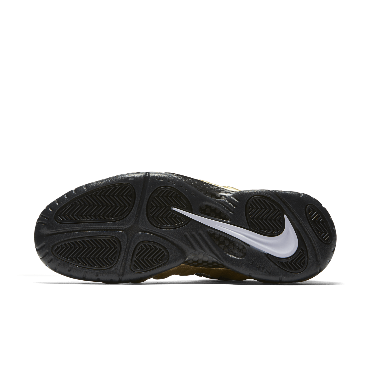 Nike air foamposite metallic gold best sale