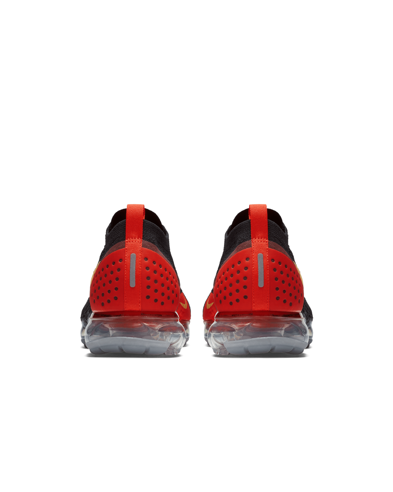 Nike air vapormax flyknit black orange best sale