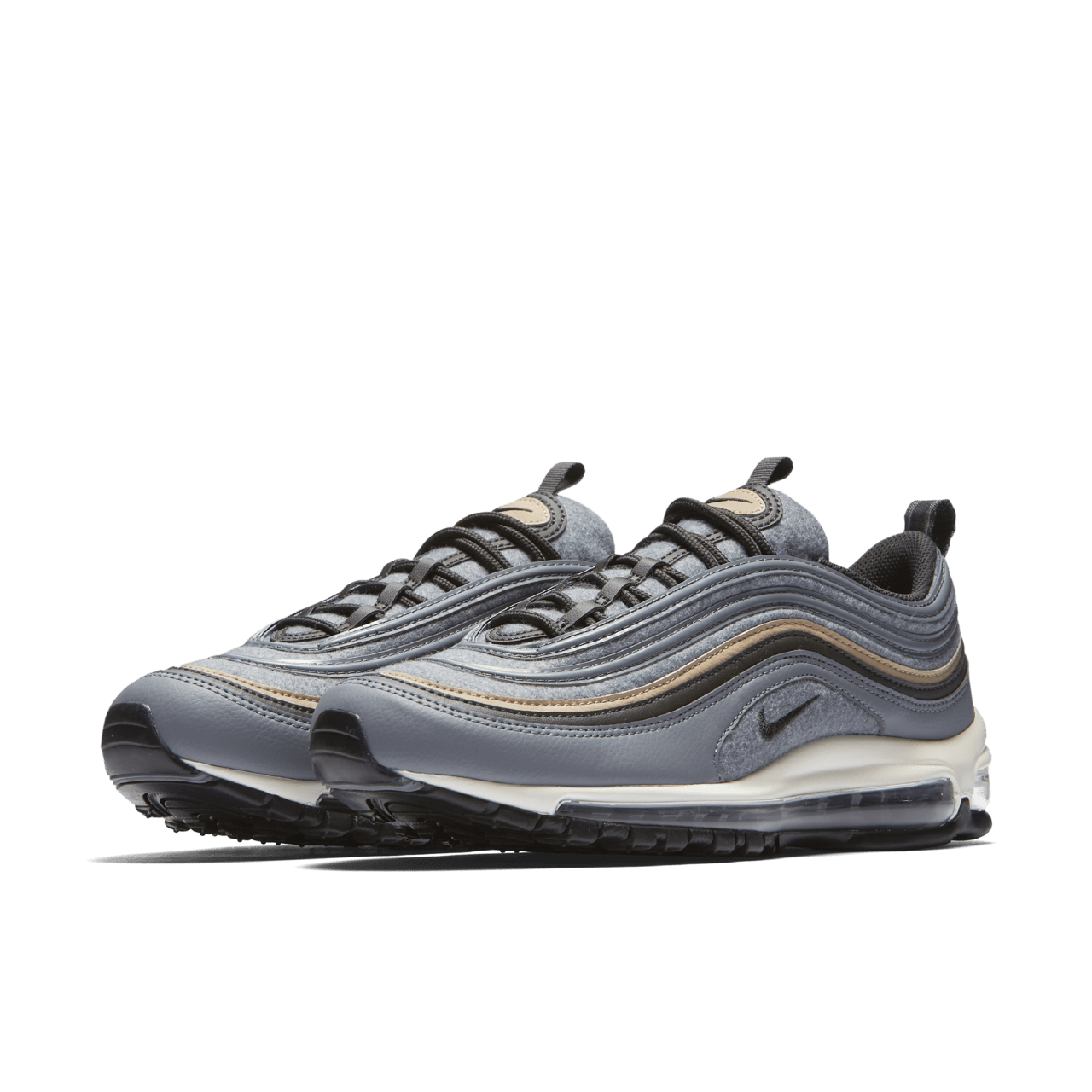 Nike Air Max 97 Premium Cinzento Cool e Mushroom Data de lancamento. Nike SNKRS