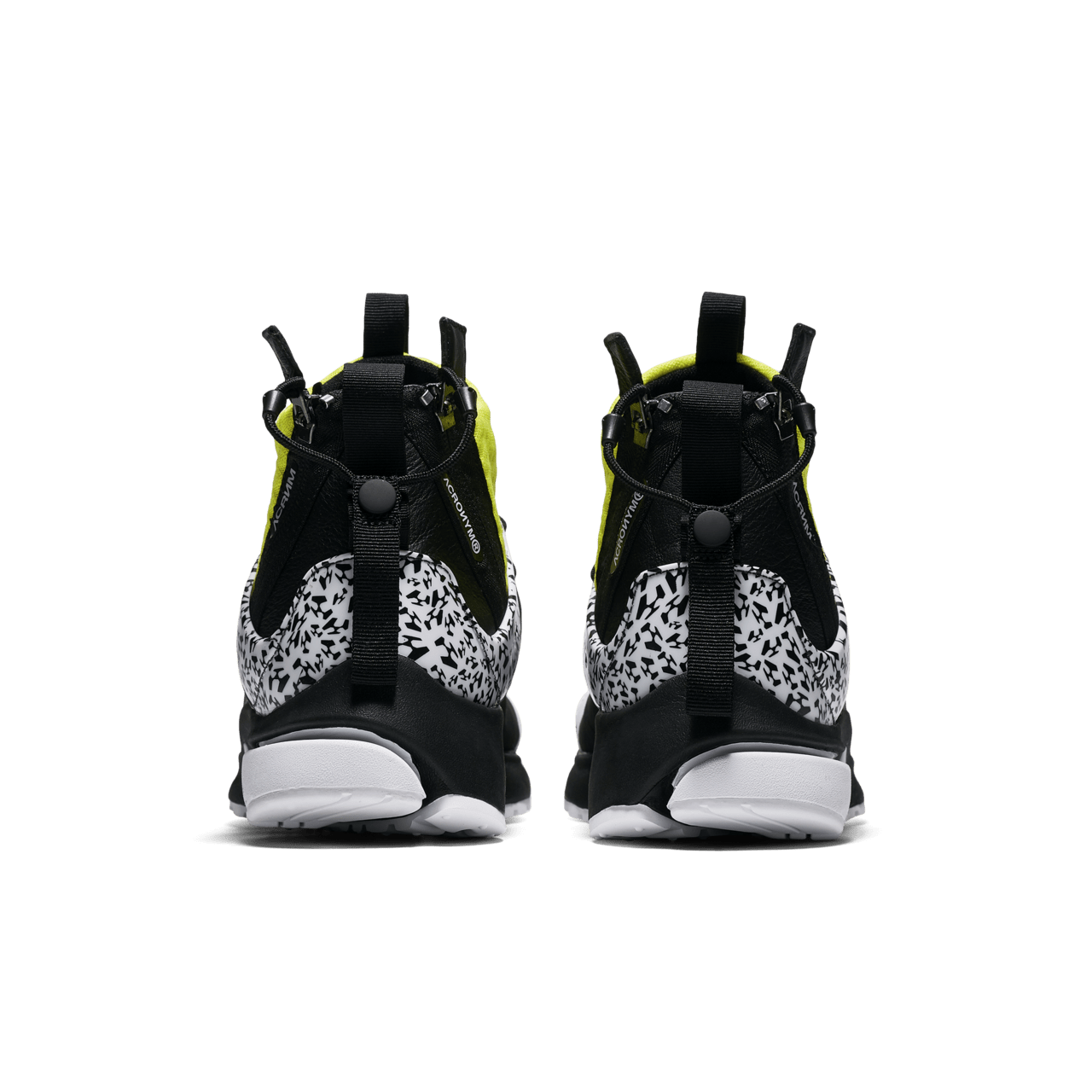 Air Presto Mid Utility X Acronym White Black Dynamic Yellow Release Date. Nike SNKRS