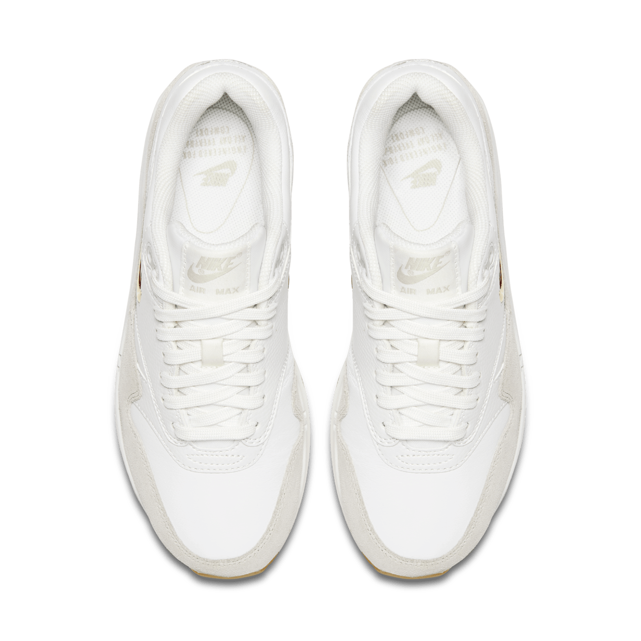 Nike Air Max 1 Premium Summit White Metallic Gold Star Light Bone fur Damen Erscheinungsdatum. Nike SNKRS