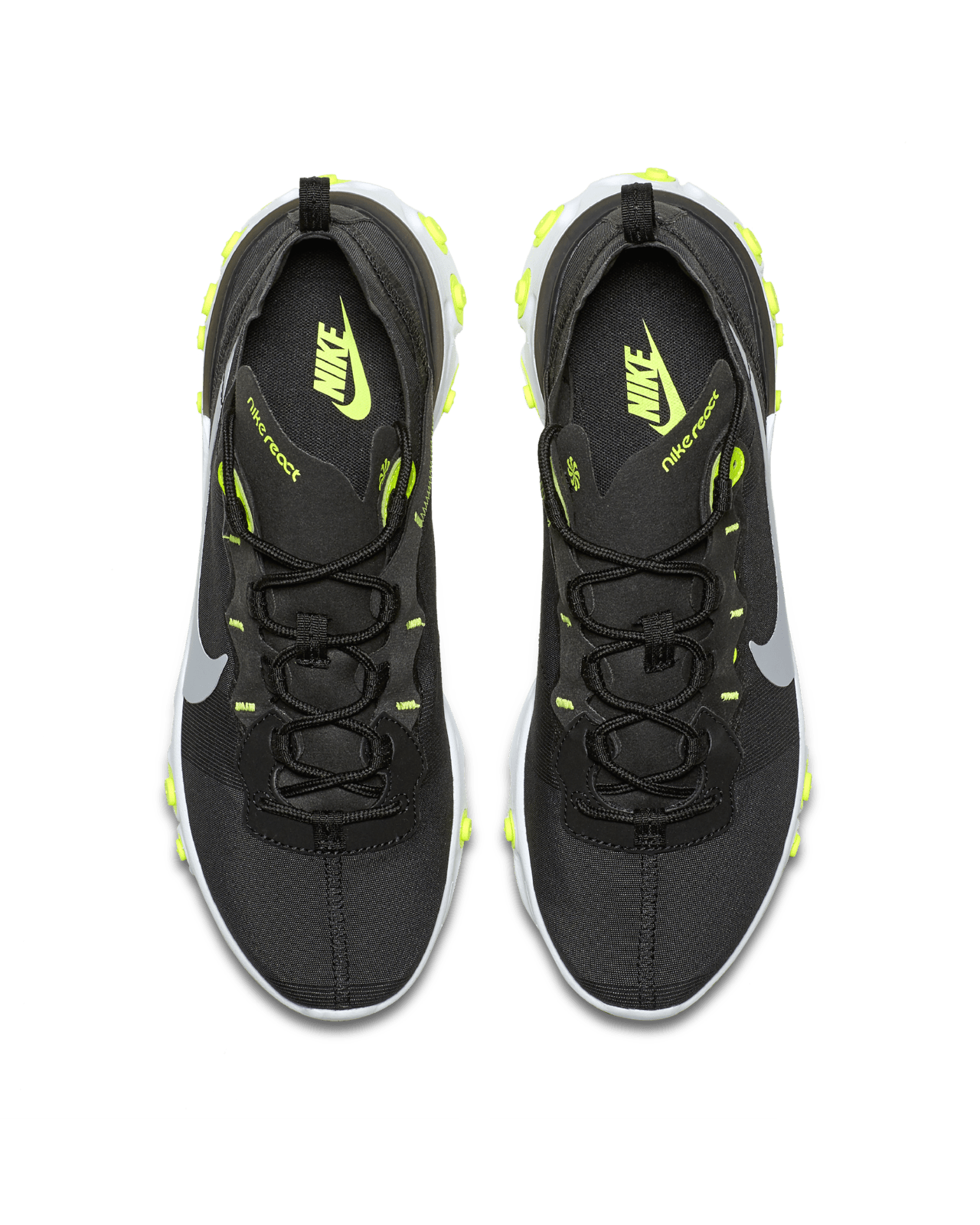 Nike React Element 55 'Black & Volt' Release Date