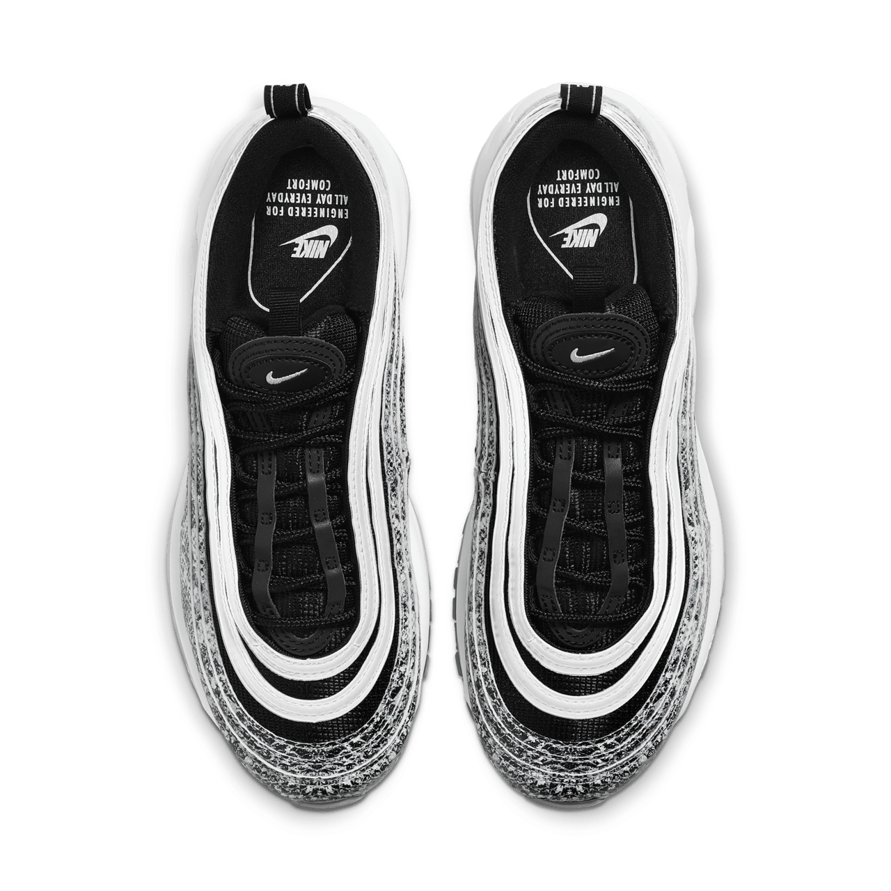 Nike air max 97 black white womens online