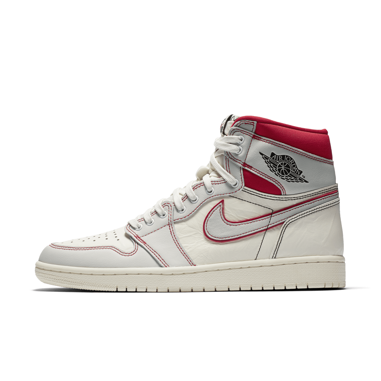 Air Jordan I High Sail Phantom University Red Release Date. Nike SNKRS