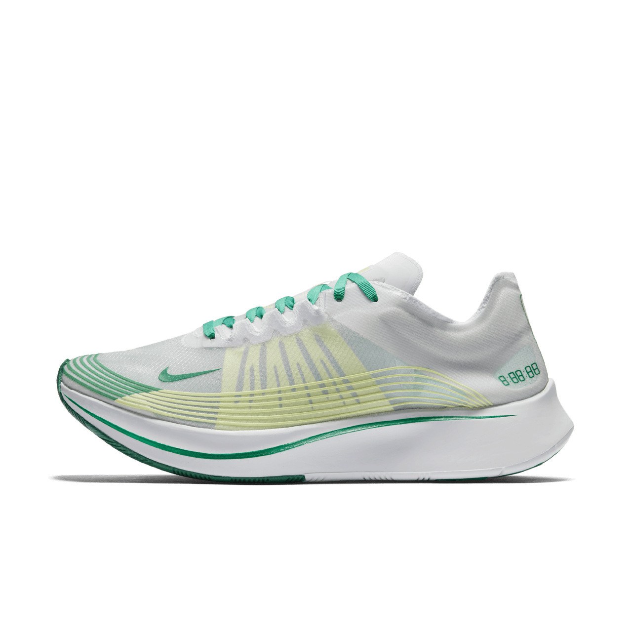 Nike running zoom fly sp trainers in grey best sale