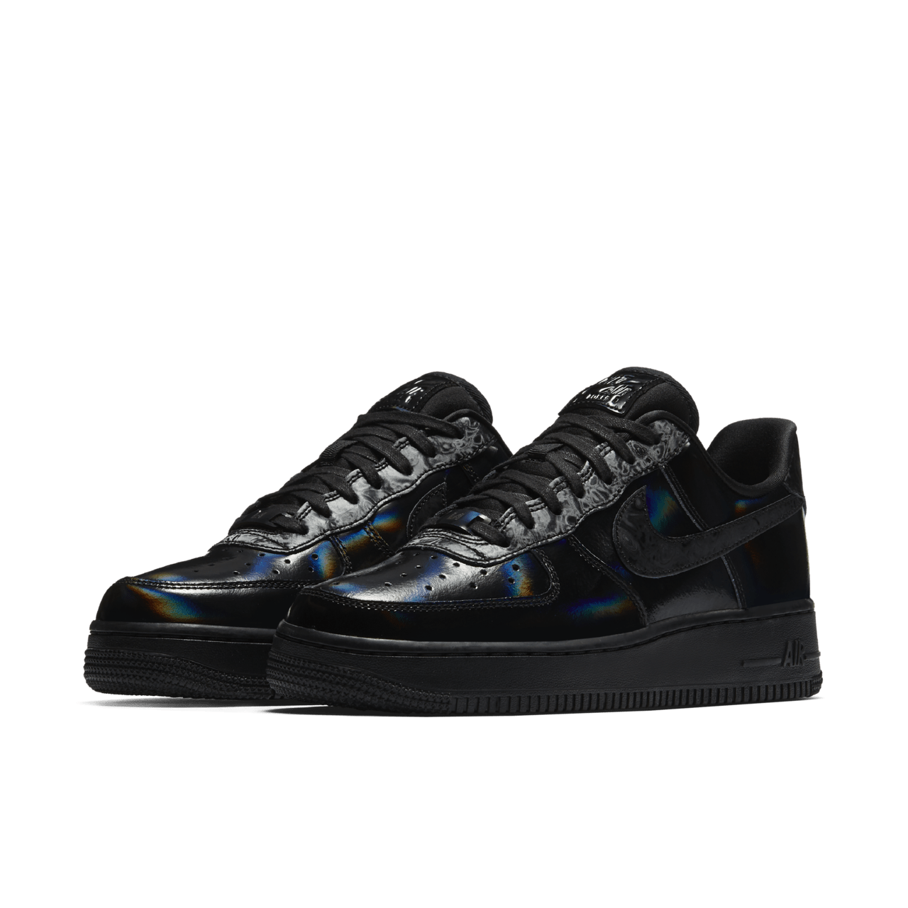 Nike air force 1 black leather women's hotsell