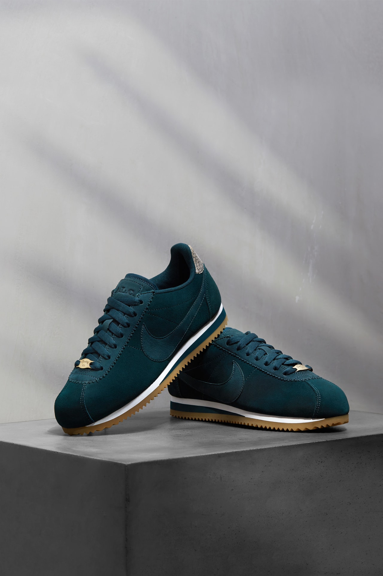 Nike Women s Classic Cortez A.L.C Midnight Spruce White Release Date. Nike SNKRS