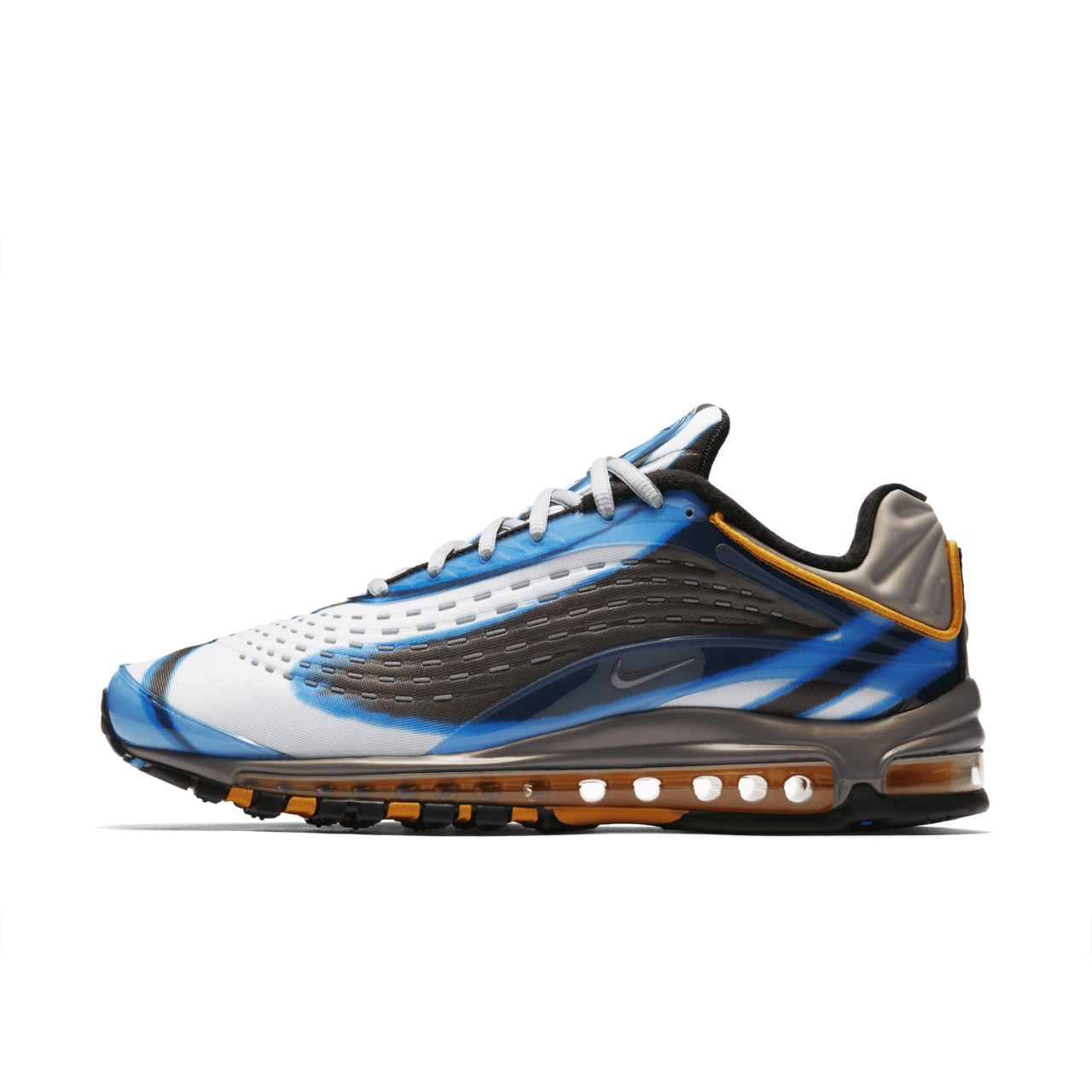 Nike Air Max Deluxe 'Photo Blue & Wolf Grey & Orange Peel' Release Date