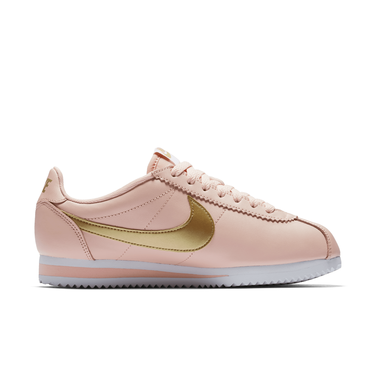 Women s Nike Classic Cortez Arctic Orange Metallic Gold Release Date. Nike SNKRS