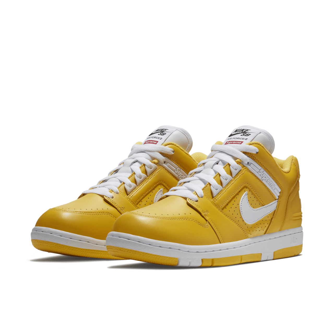 Nike SB AF2 Low Supreme Varsity Maize Nike SNKRS