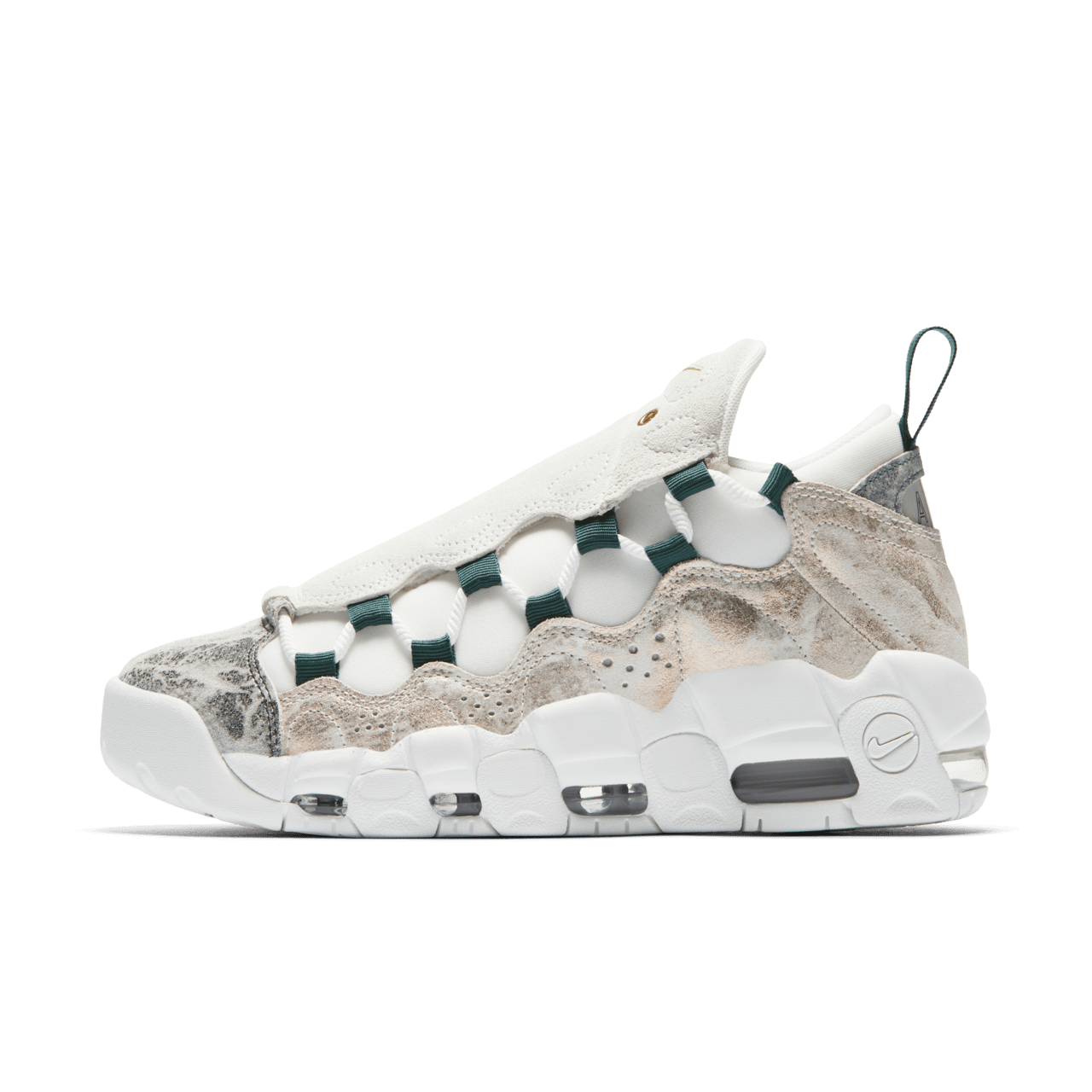 Nike Air More Money Summit White Oil Grey fur Damen Erscheinungsdatum. Nike SNKRS