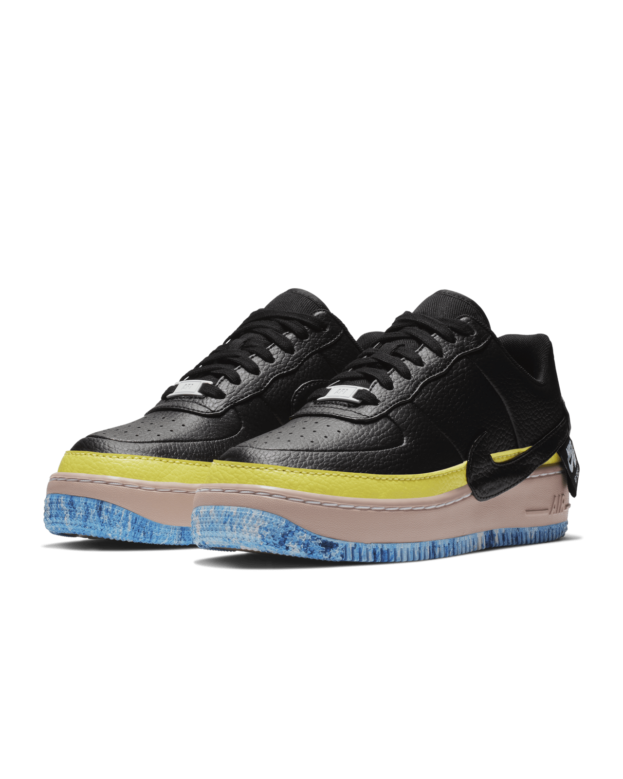 Women s Nike Air Force 1 Jester XX 1 Reimagined Black Sonic Yellow Release Date. Nike SNKRS