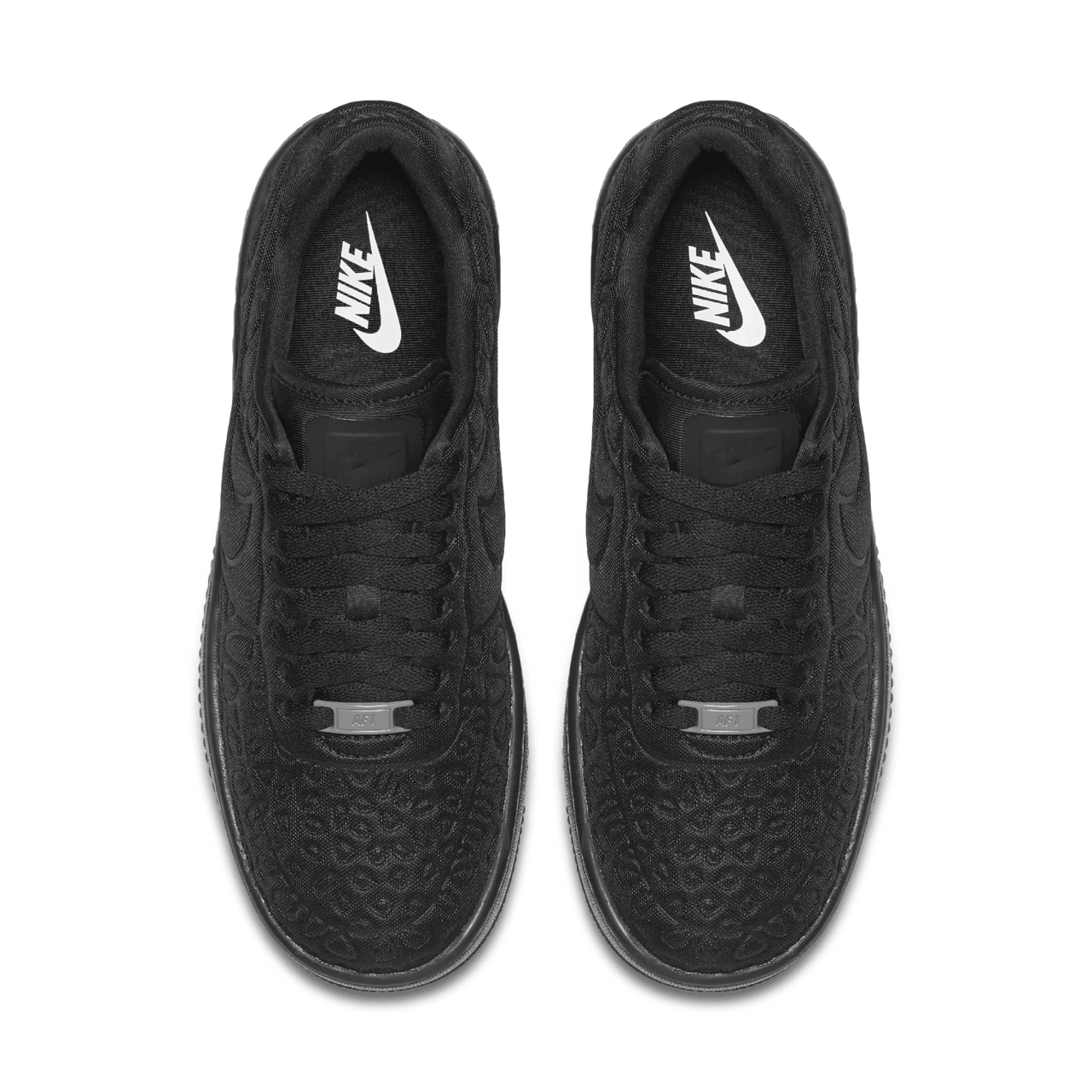 Nike air force upstep black online