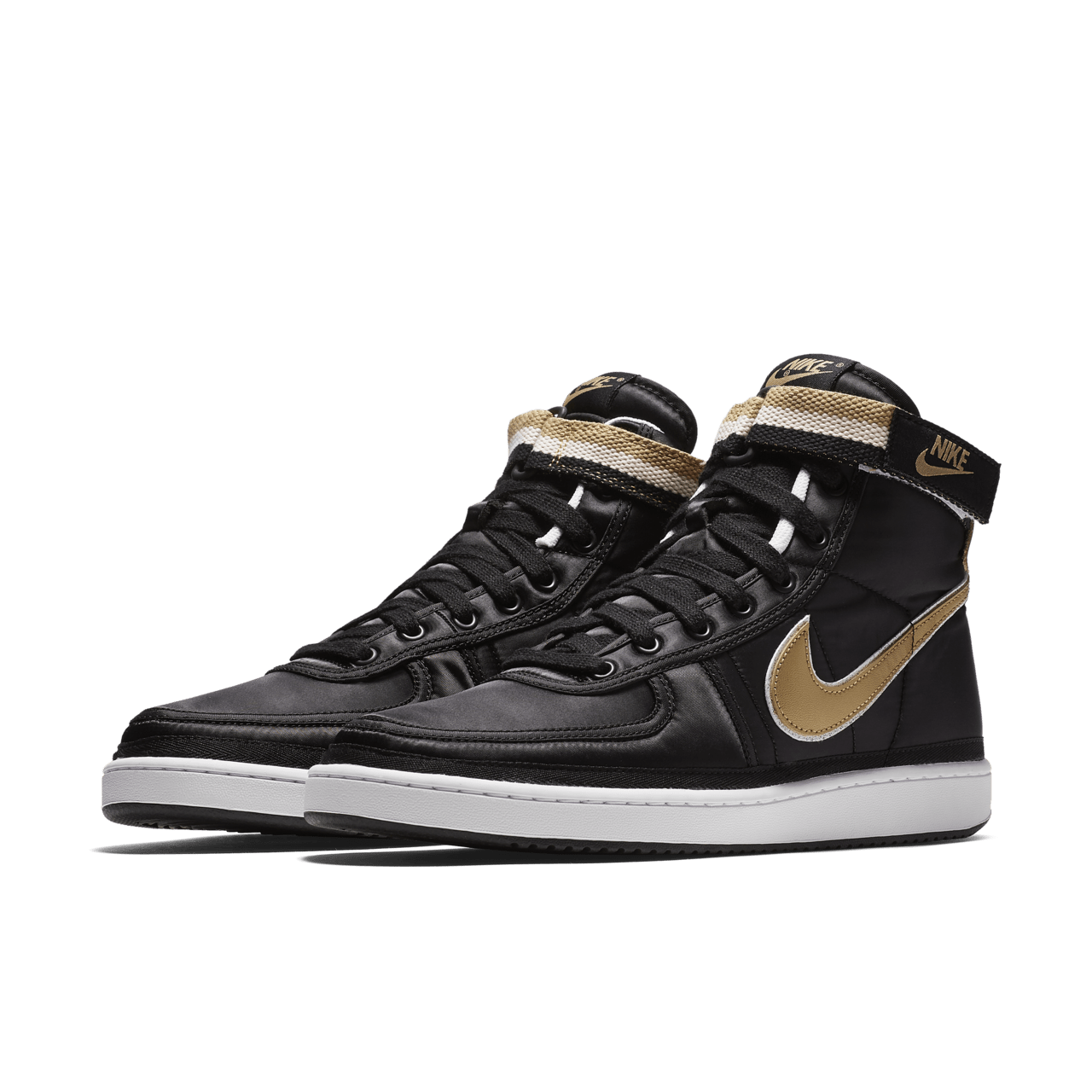 Nike Vandal High Supreme 'Black & Metallic Gold' Release Date