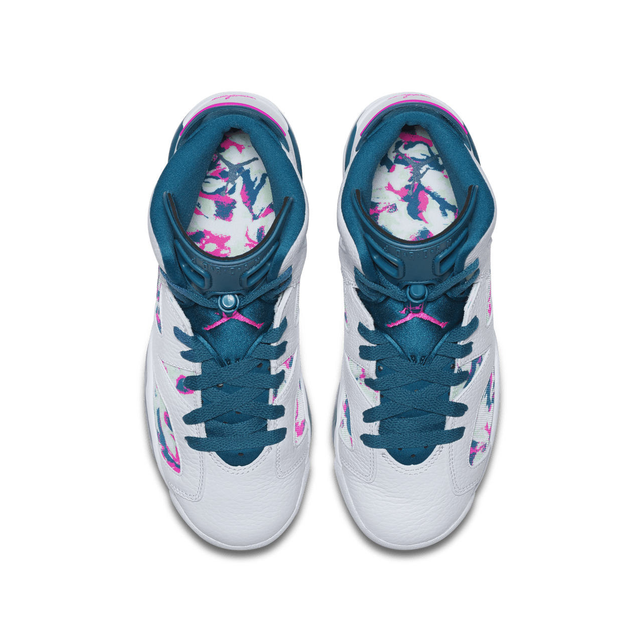 Big Kids Air Jordan 6 White Green Abyss Laser Fuchsia Release Date. Nike SNKRS