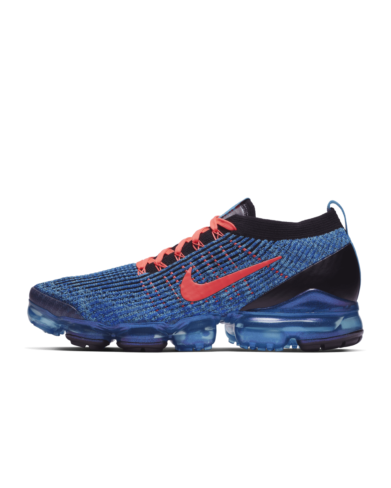 Nike Air VaporMax Flyknit 3 'Blue Fury & Flash Crimson' Release Date