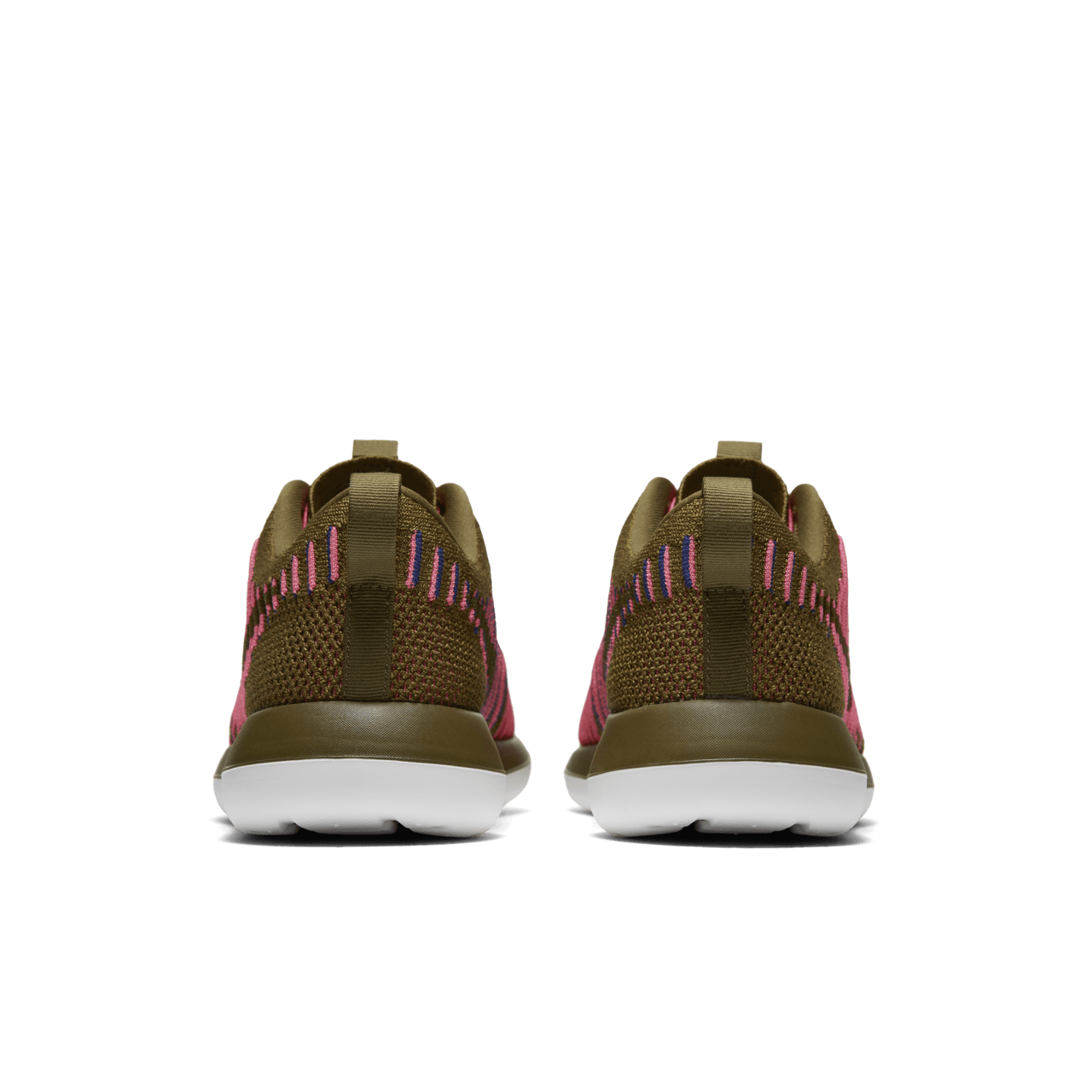 Women s Nike Roshe 2 Flyknit Olive Pink Blast Nike SNKRS