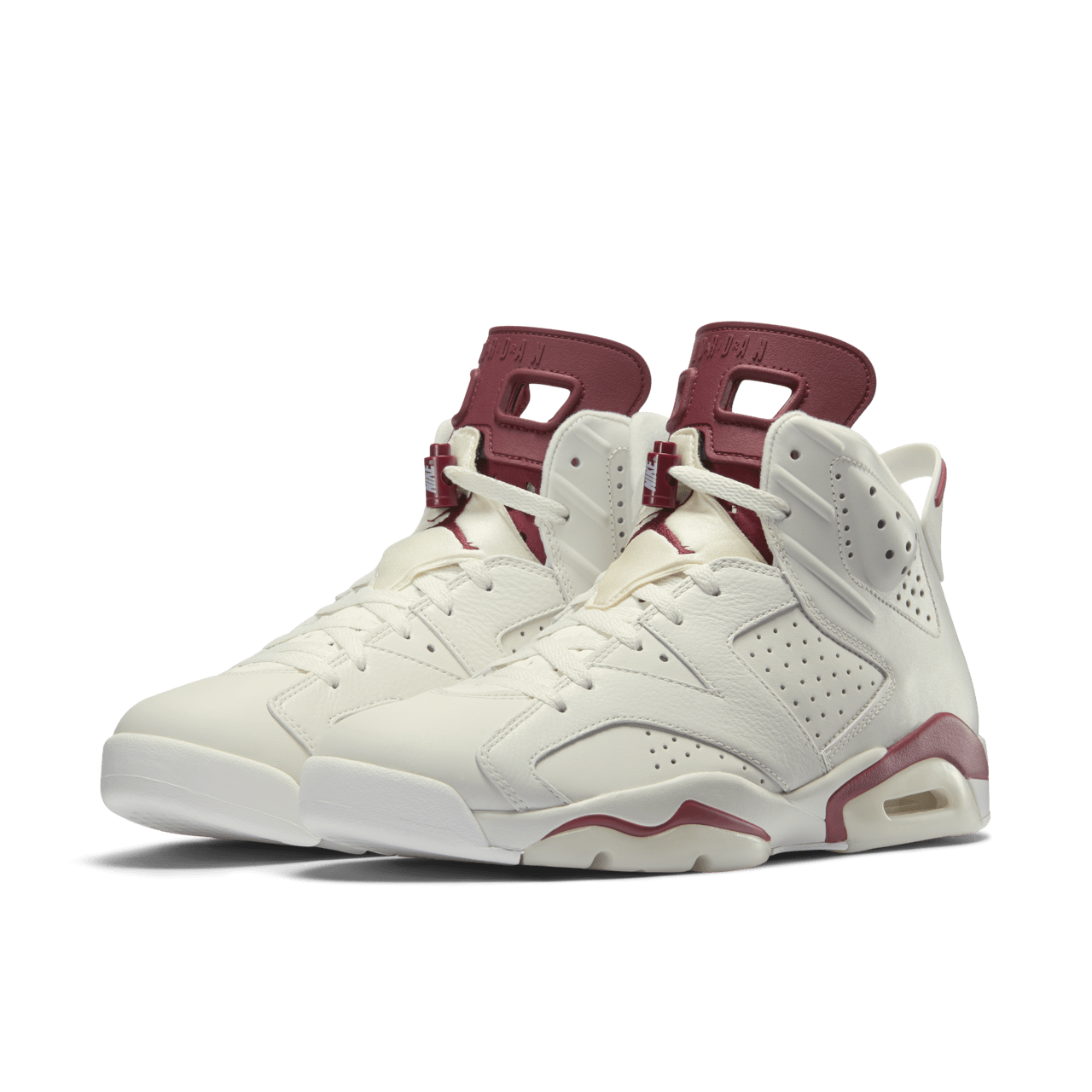 Jordan 6s burgundy on sale