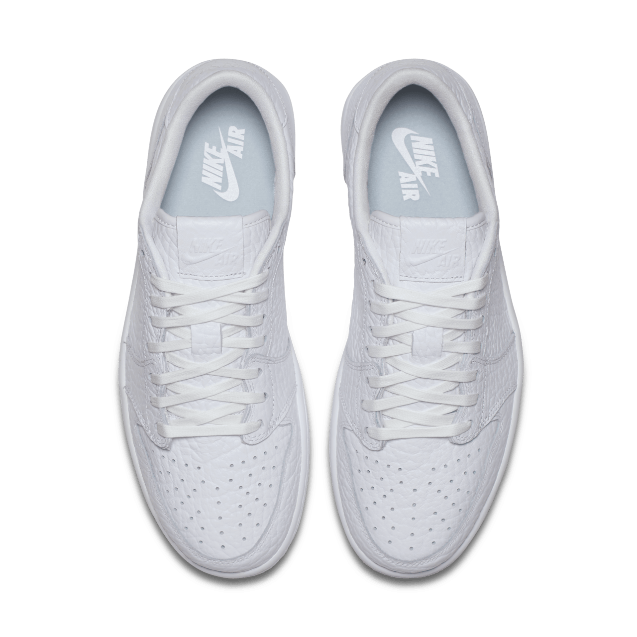 Nike air jordan low trainers in white online