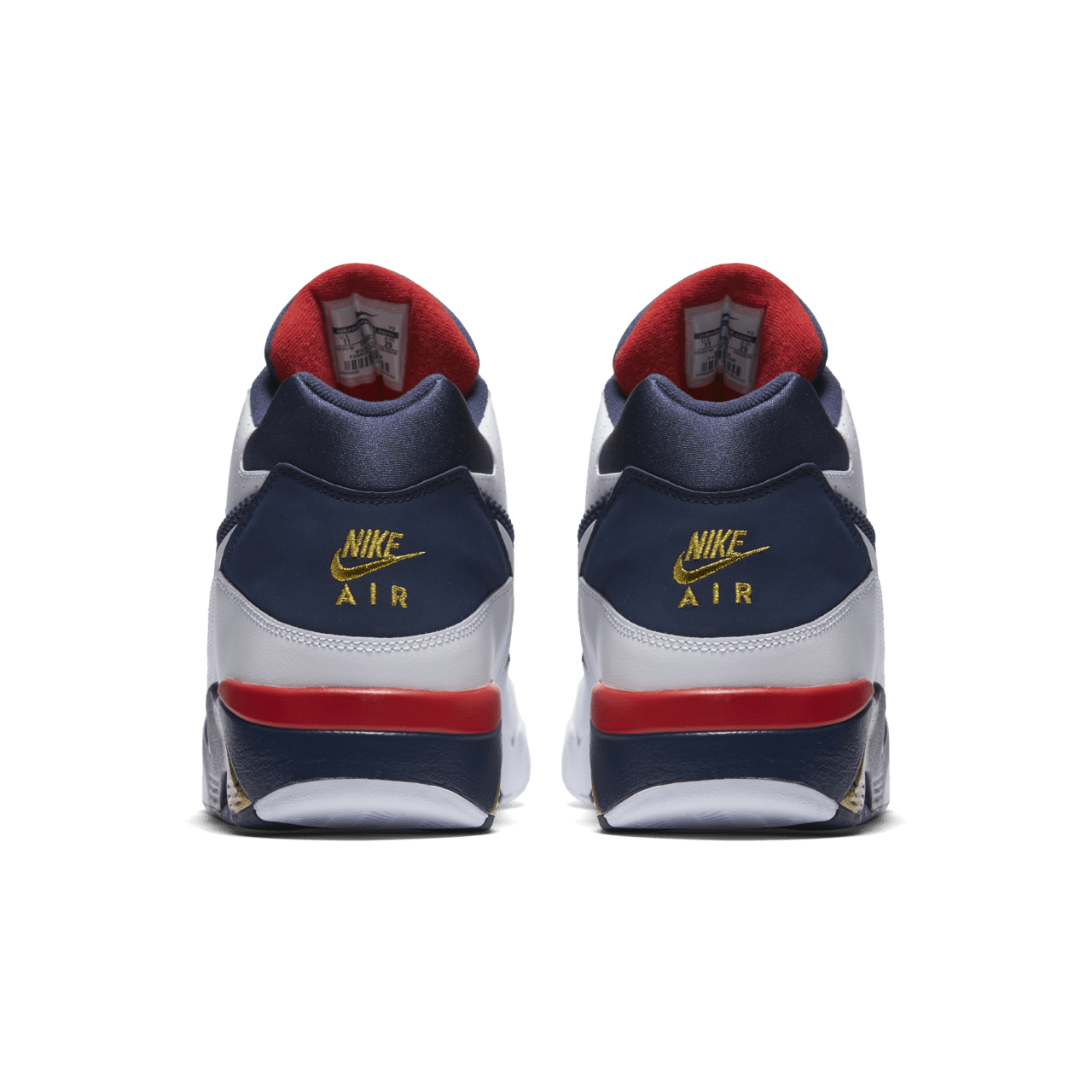 Nike air red white and blue on sale