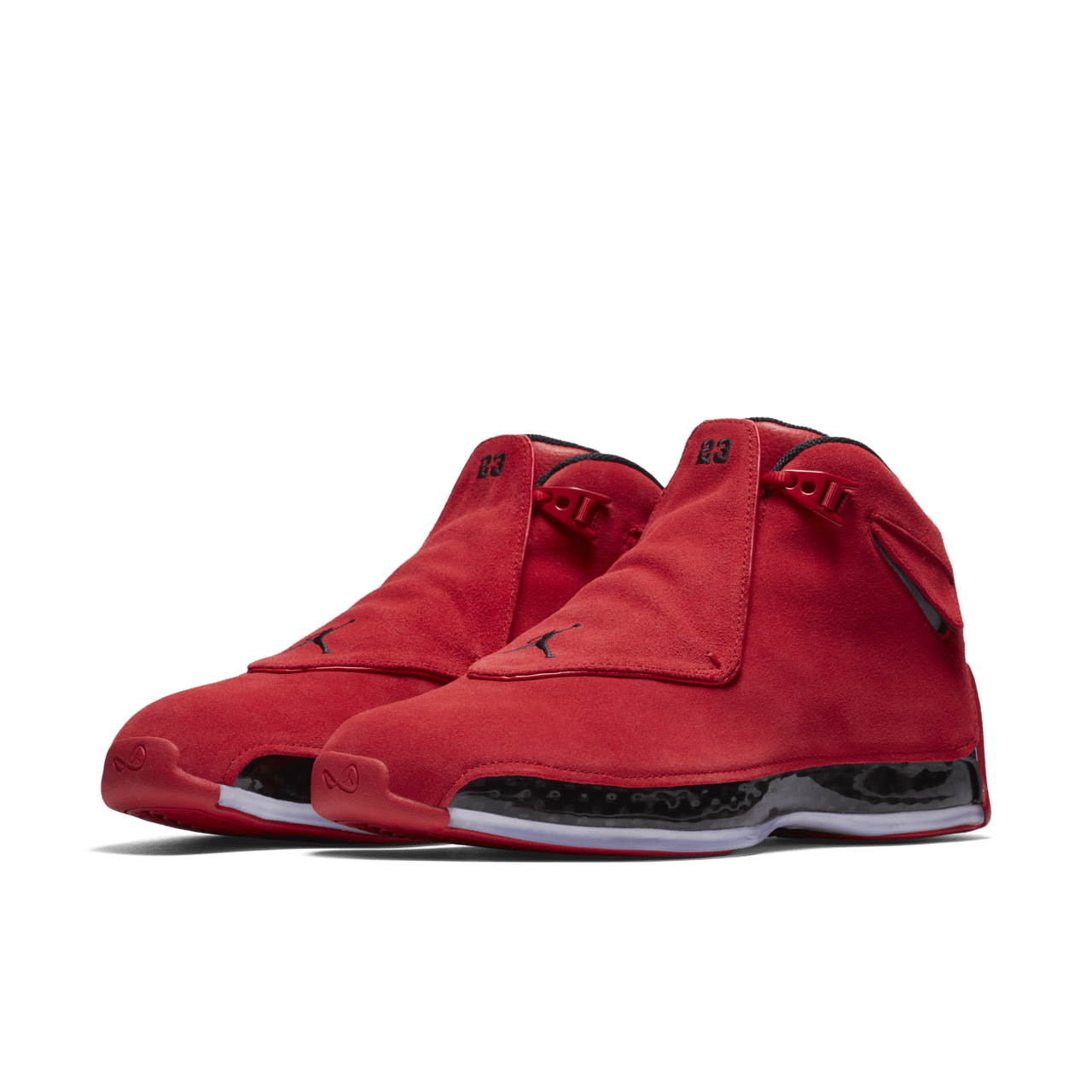 Jordan 18 black red on sale