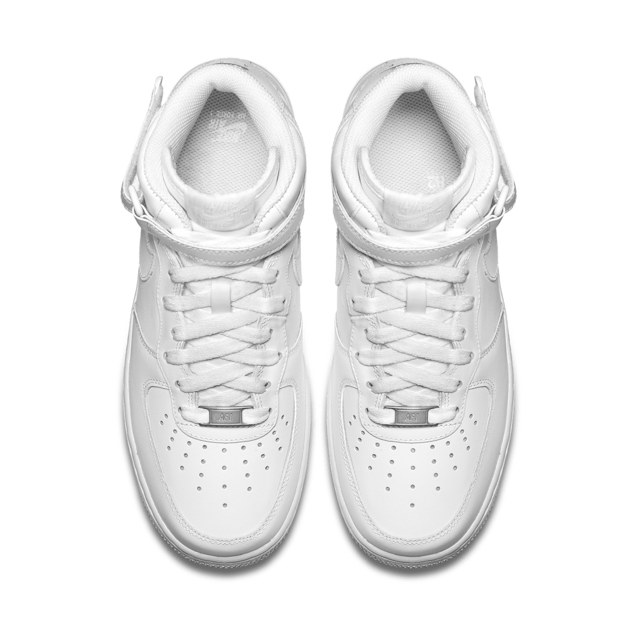 Women s Nike Air Force 1 Mid 07 Leather Triple White Nike SNKRS