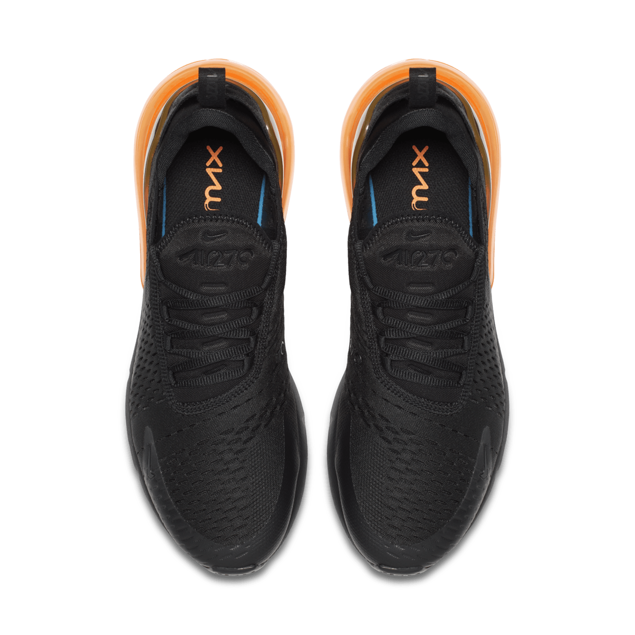 Nike air max 270 black orange online