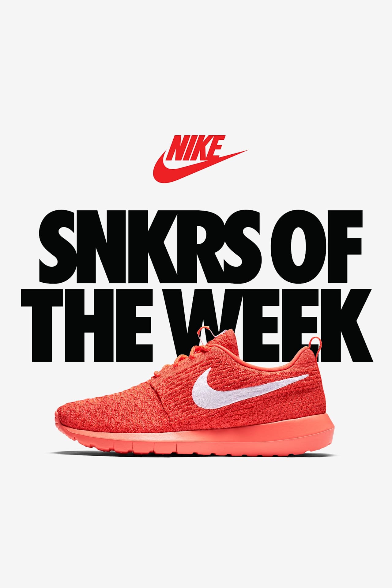 Women's Nike Roshe One Flyknit 'Crimson'