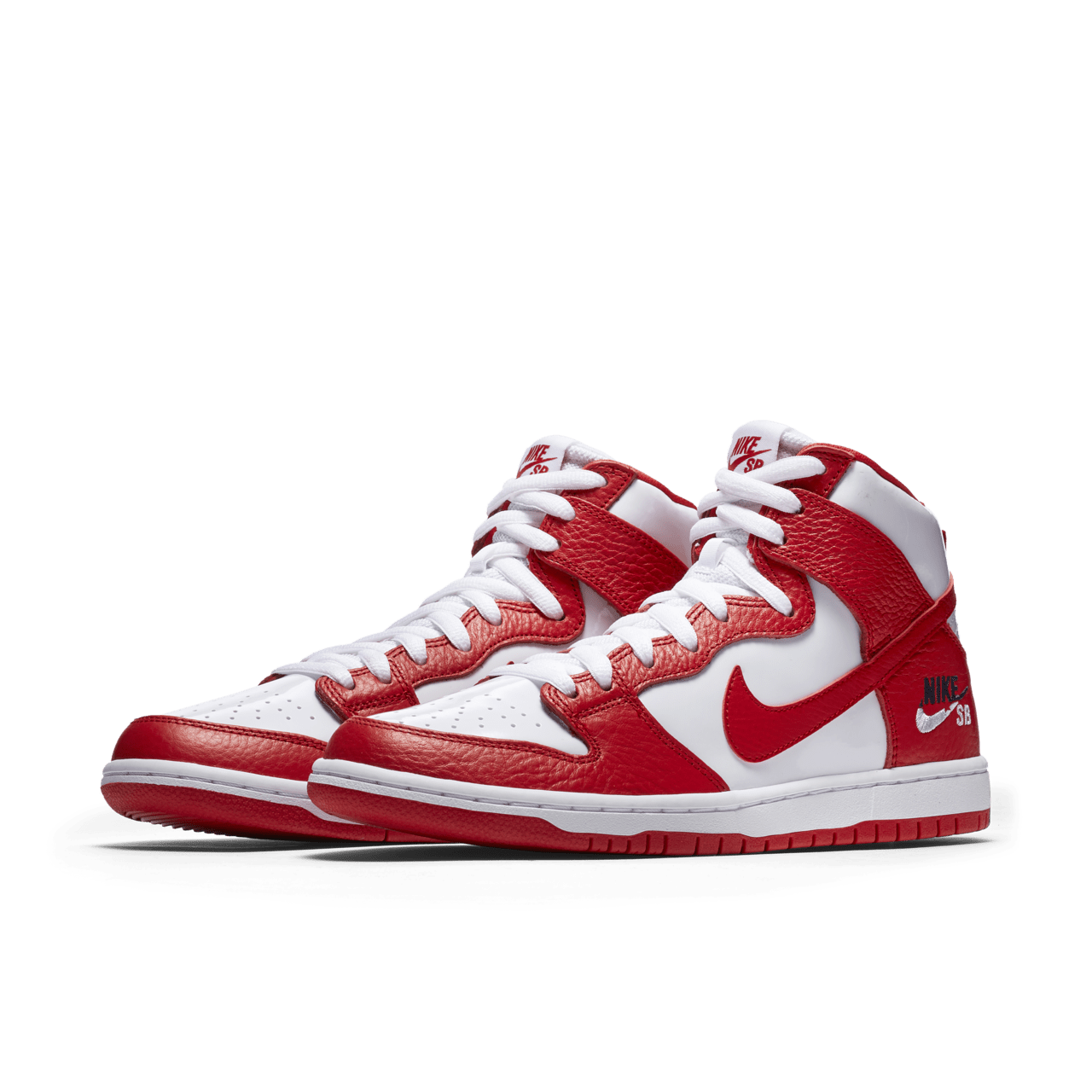 Nike sb red white online