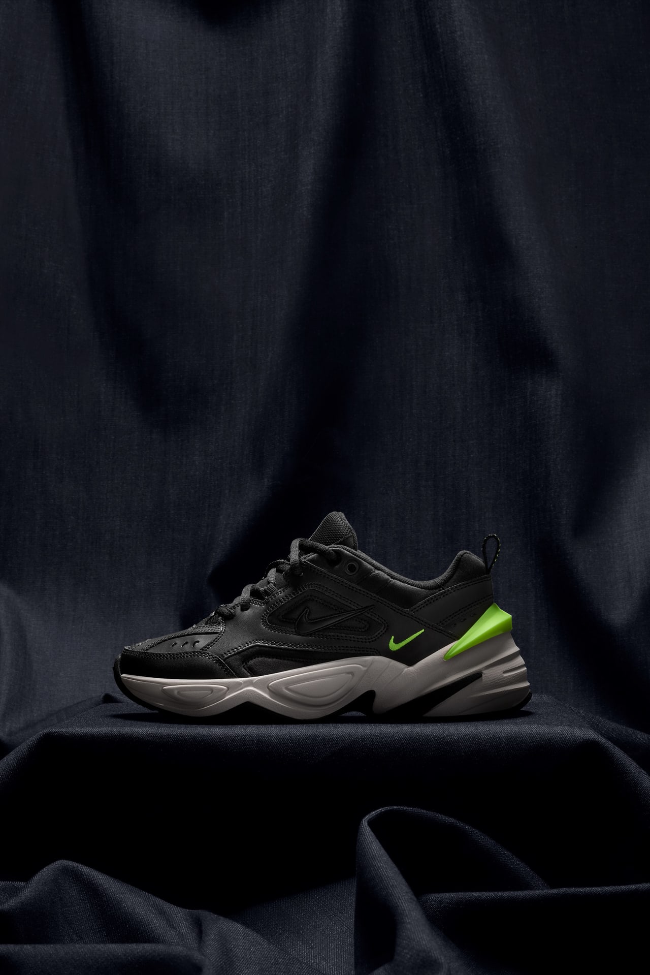 Nike Women s M2K Tekno Black Volt Release Date. Nike SNKRS