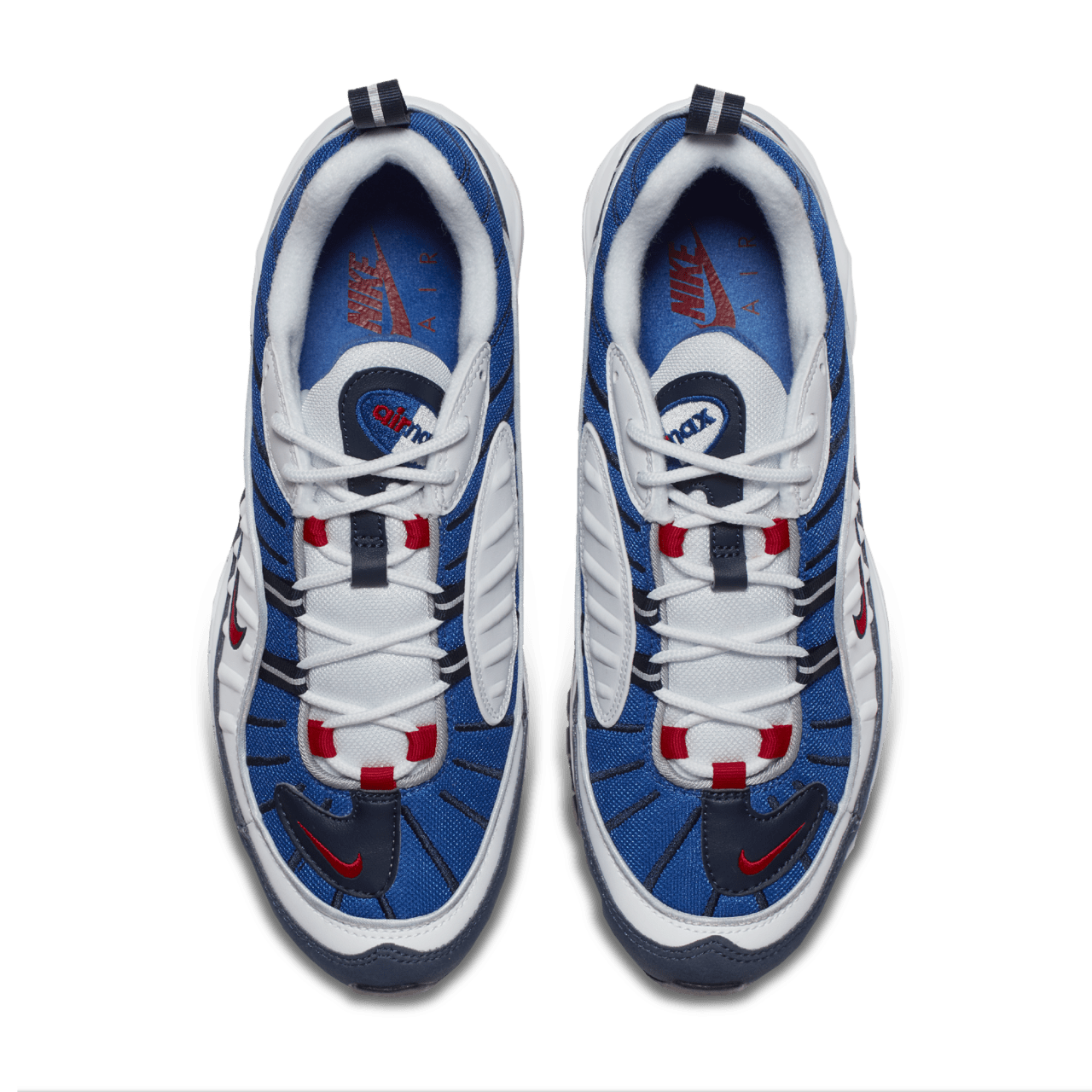 Air max 98 red white black deals