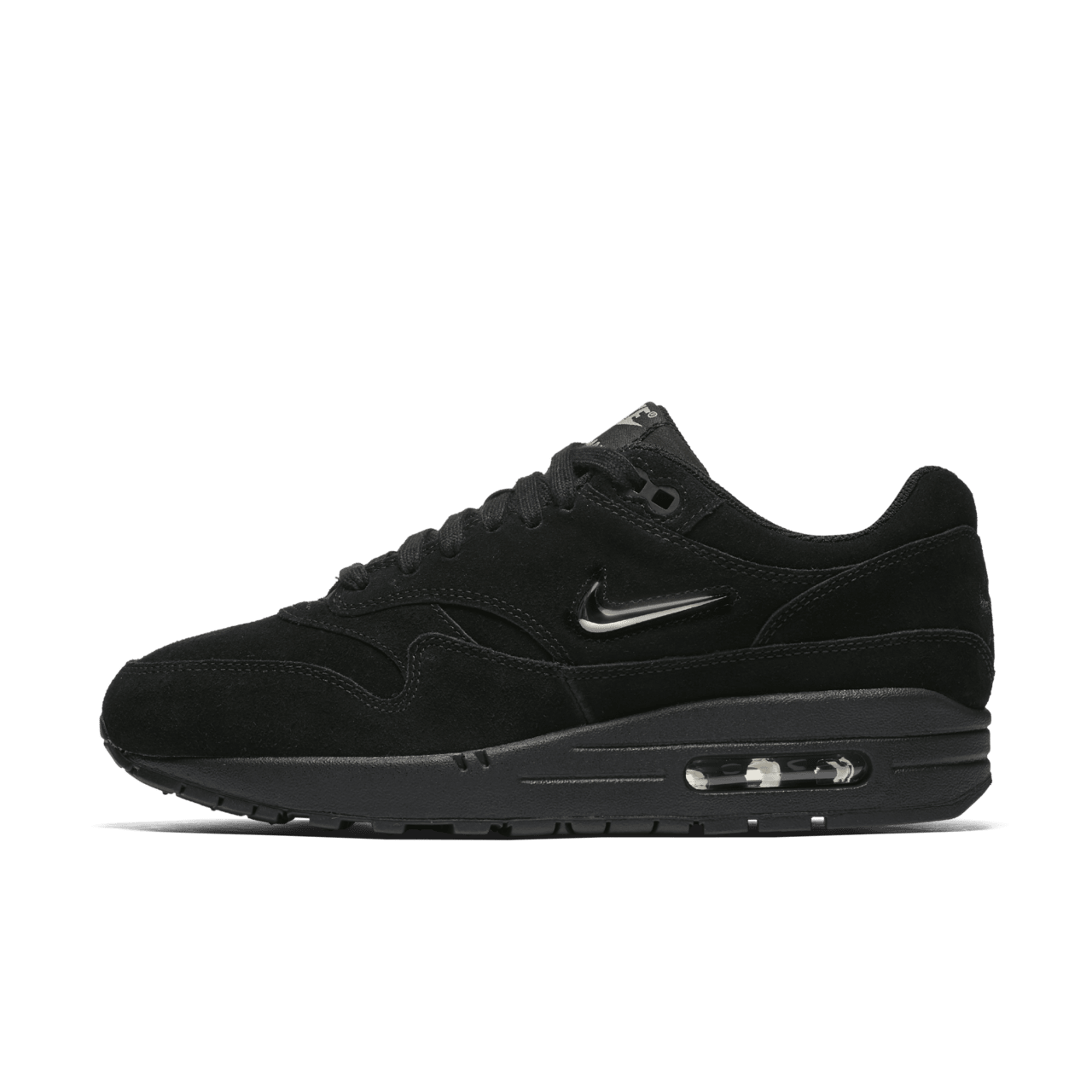 Nike Women s Air Max 1 Premium Black Metallic Silver Release Date. Nike SNKRS